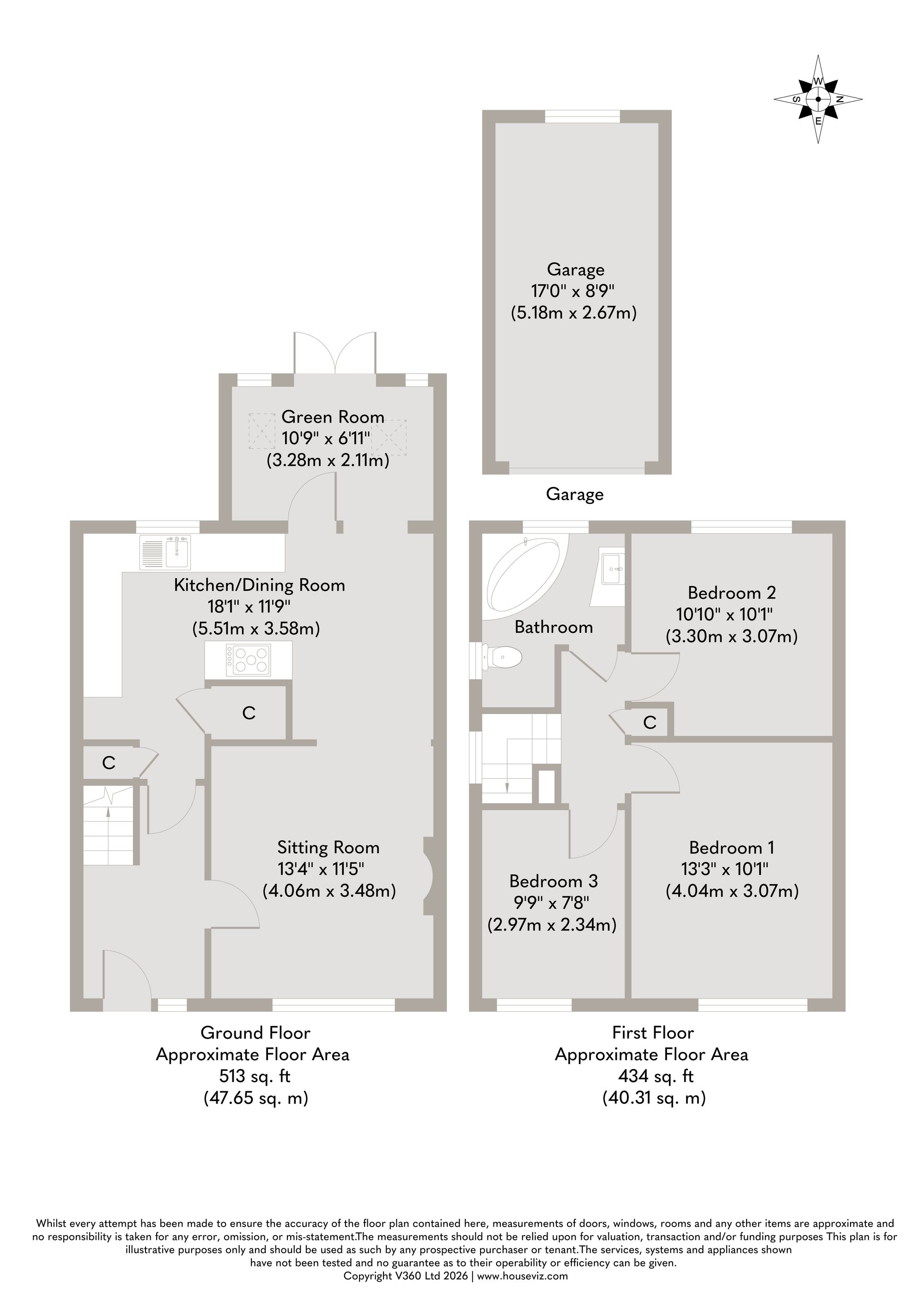 Pippins, Norwich floorplan