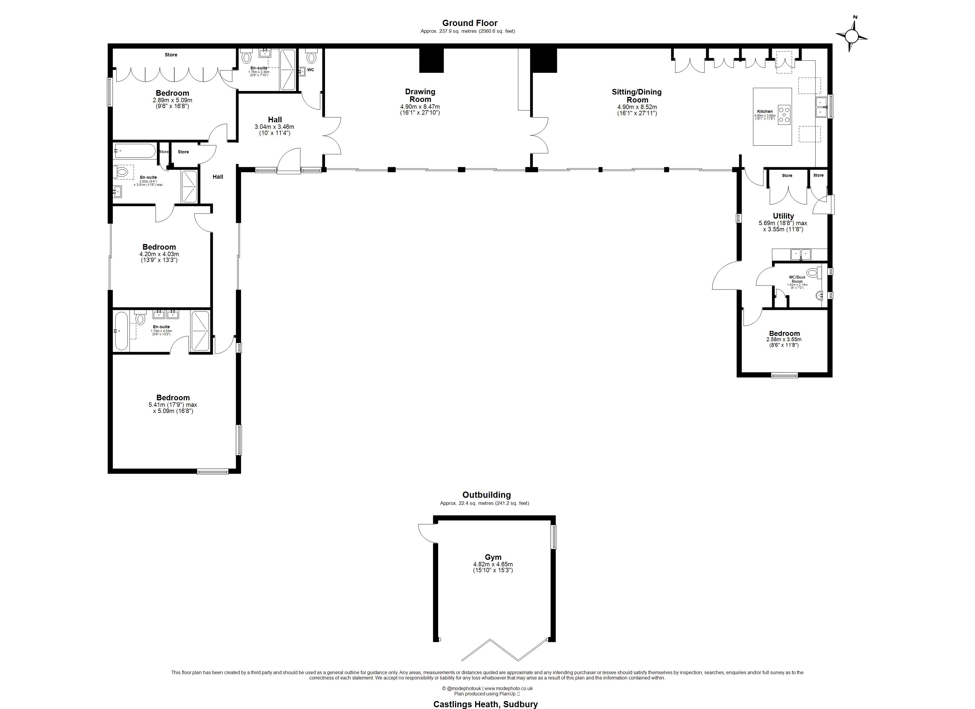 Mannings Farm Barn, Castlings Heath, Sudbury floorplan