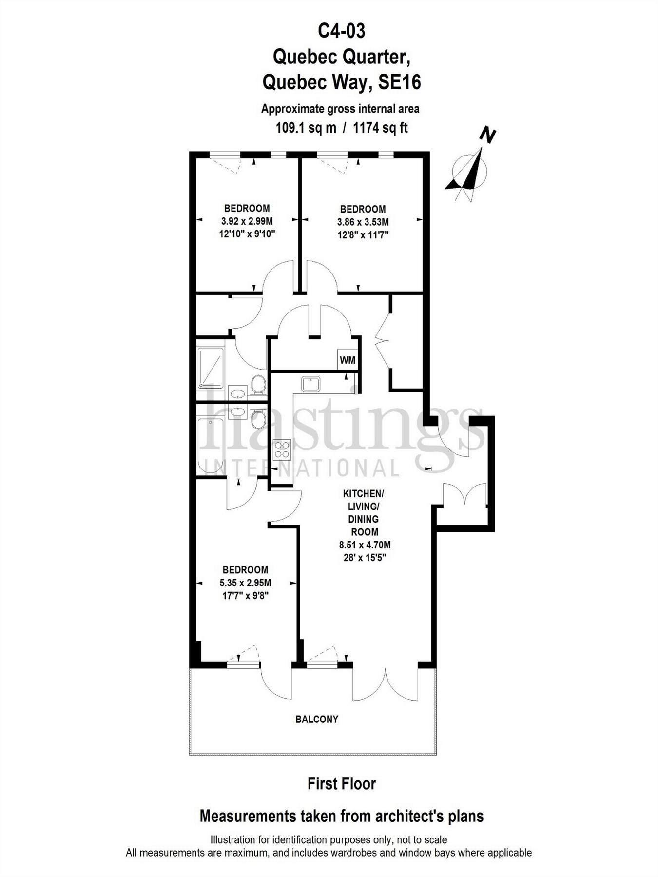 3 Bedrooms Flat for sale in Hornbeam House, 22 Quebec Way, Canada Water SE16