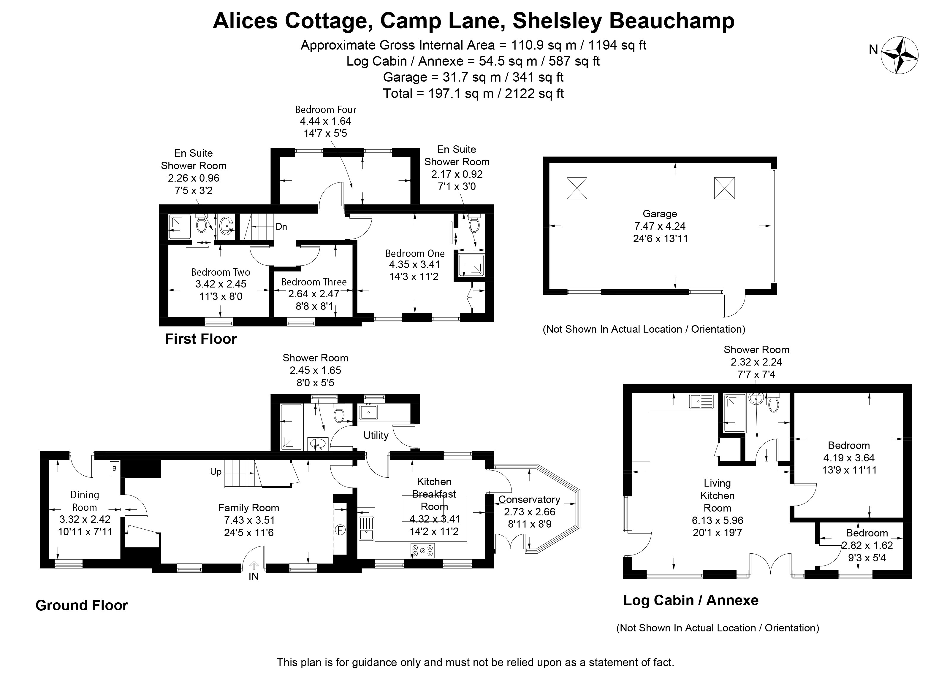 Alices Cottage, Camp Lane, Worcester floorplan