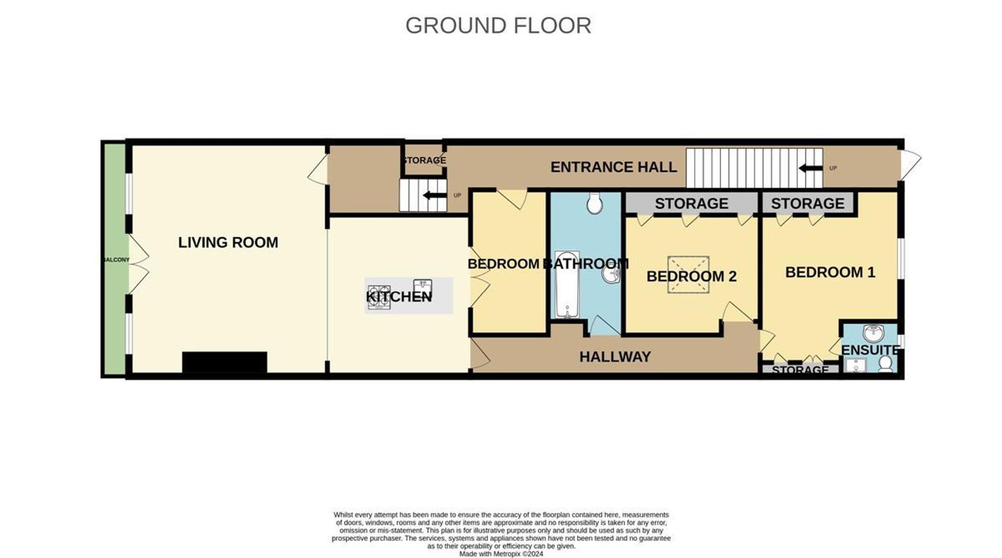 Flat 1, 30 New Street, Weymouth floorplan