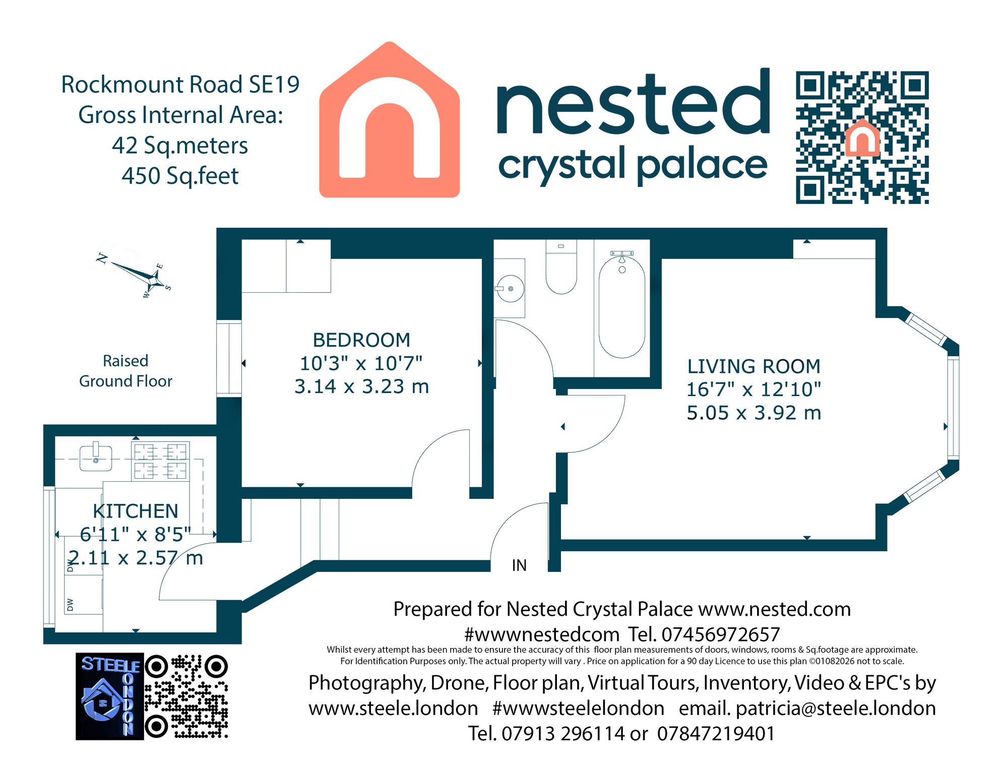 14b Rockmount Road, London floorplan