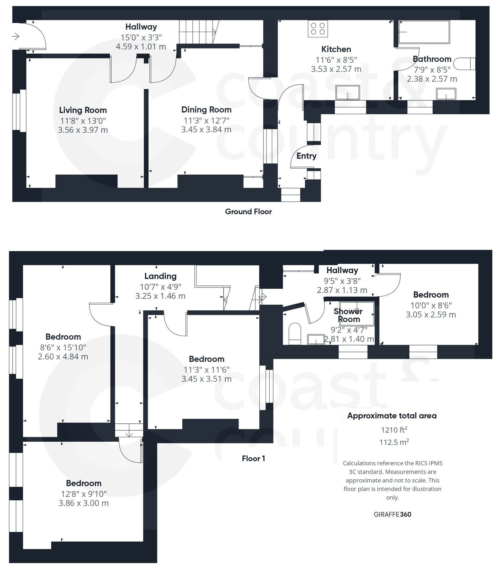 60, The Avenue, Newton Abbot floorplan