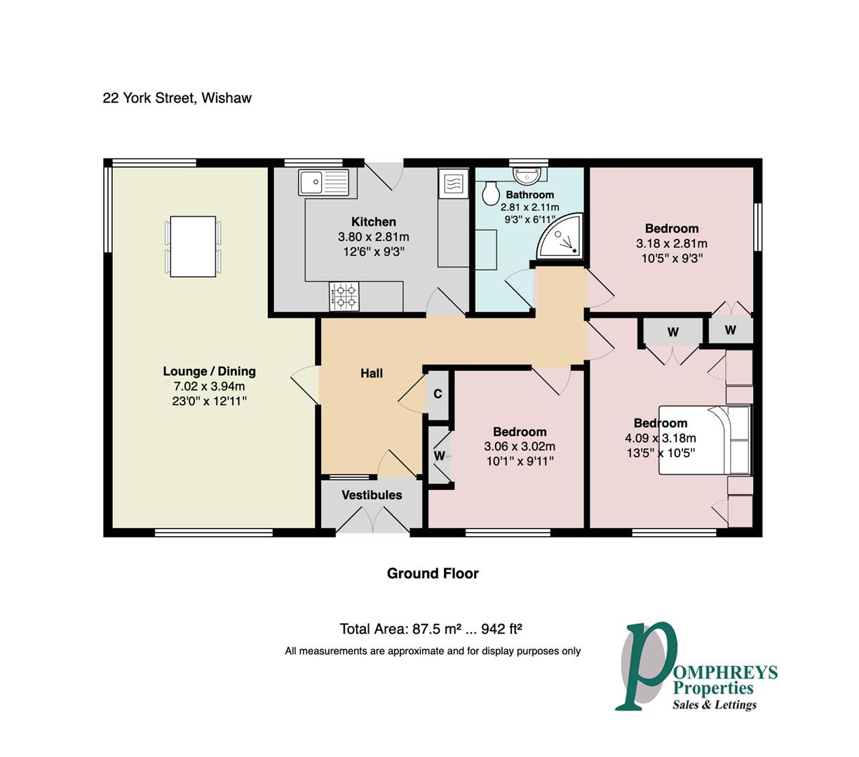 22, York Street, Wishaw floorplan