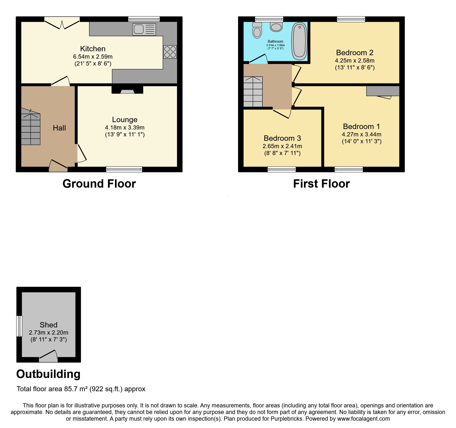 145, Fishers Lane, Wirral floorplan