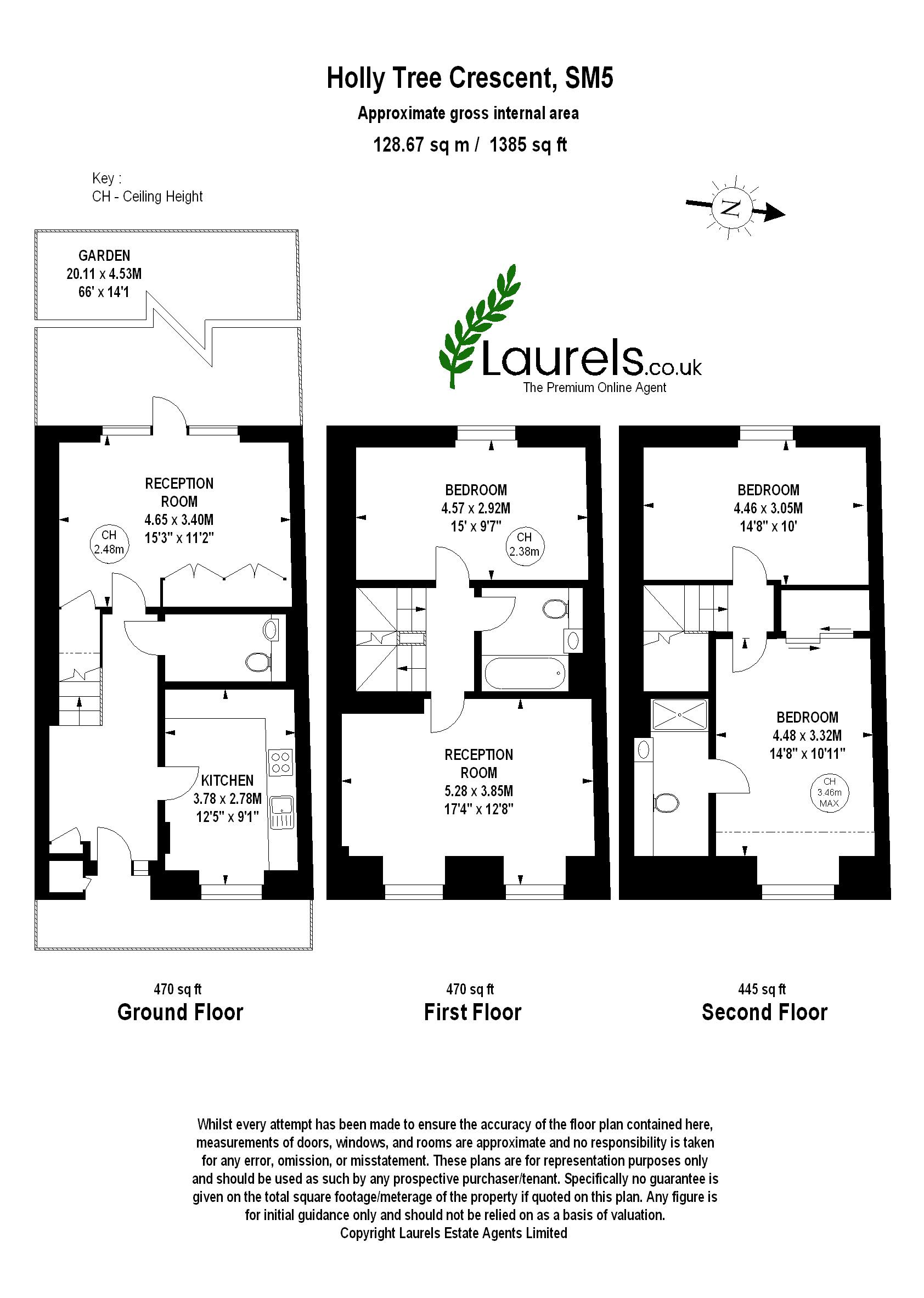 3 Bedrooms Terraced house to rent in Holly Tree Crescent, Carshalton SM5