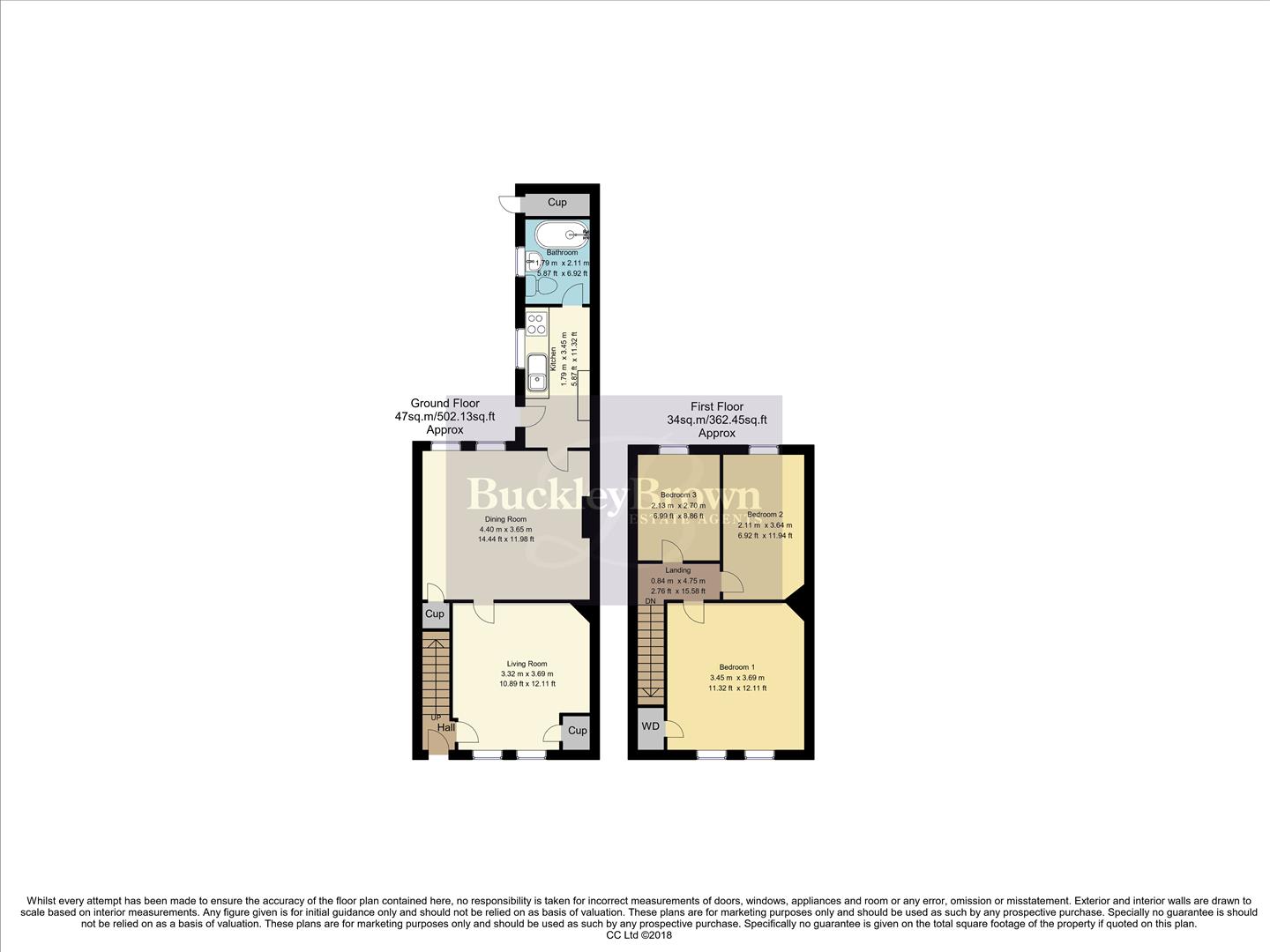 3, Central Drive, Mansfield floorplan