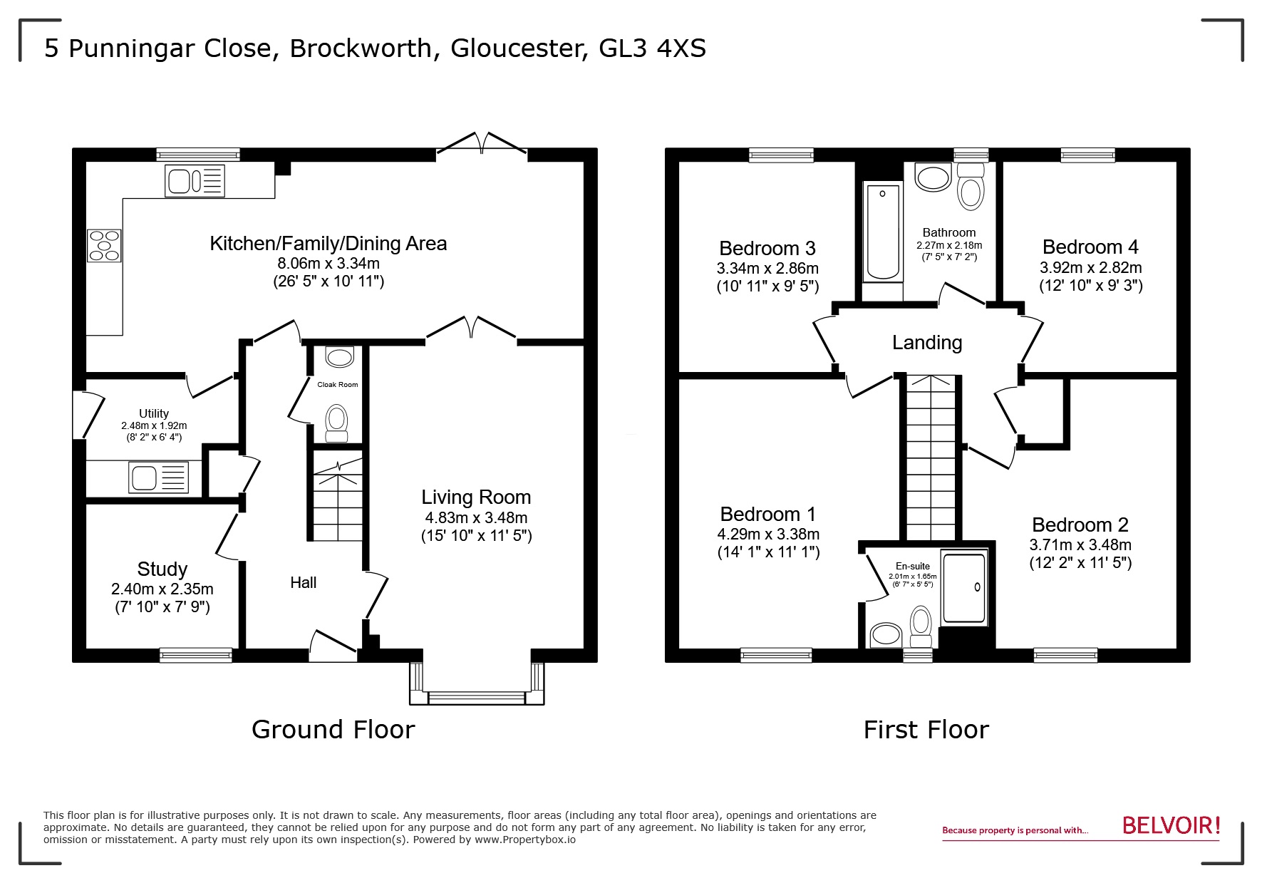 5, Punningar Close, Gloucester floorplan