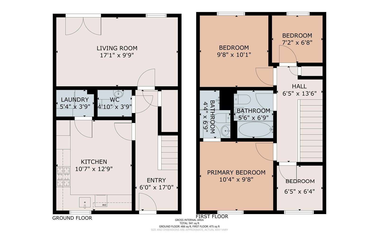 91, Ffordd Nowell, Cardiff floorplan