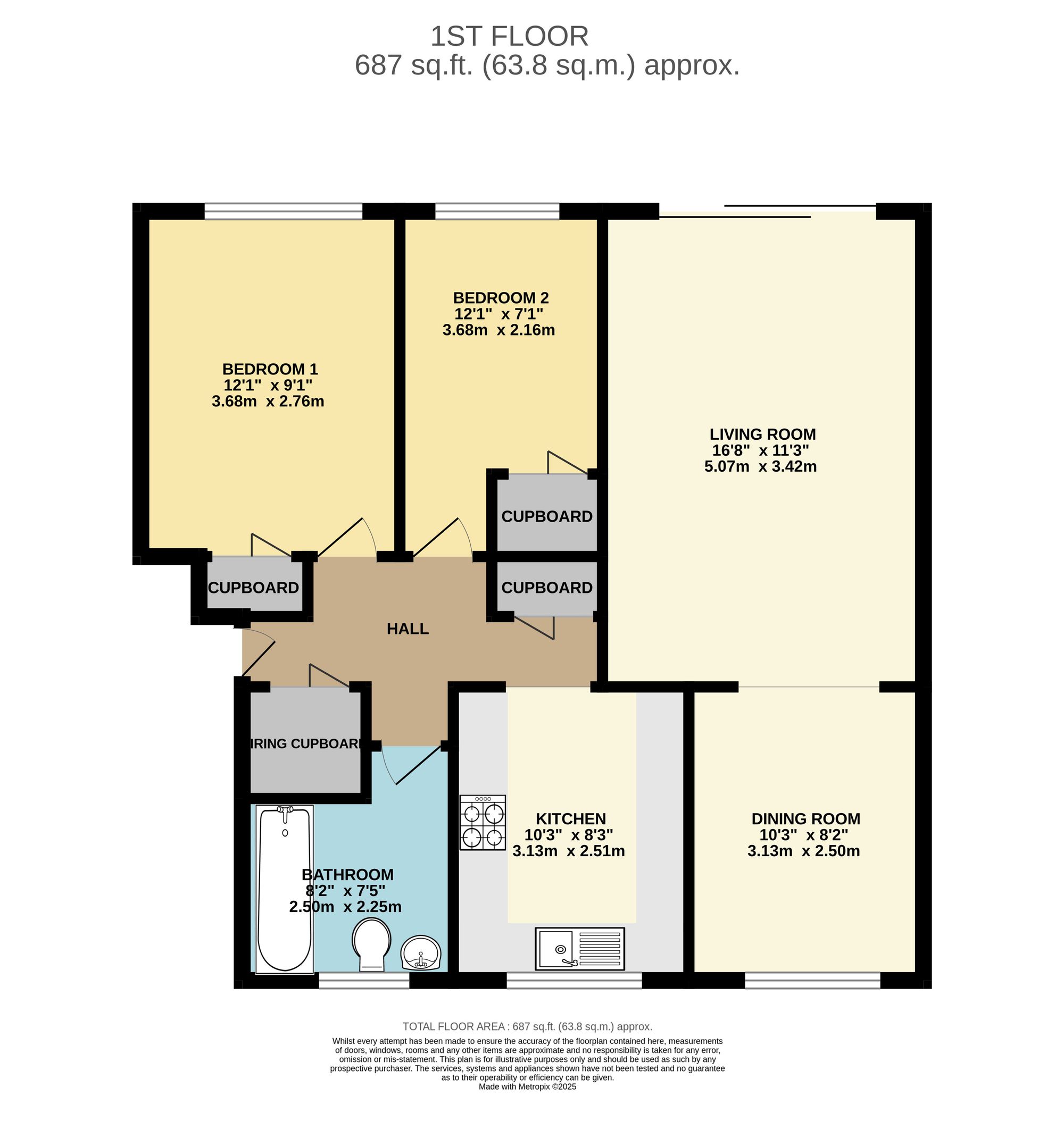 51 Calbourne Drive, Reading floorplan