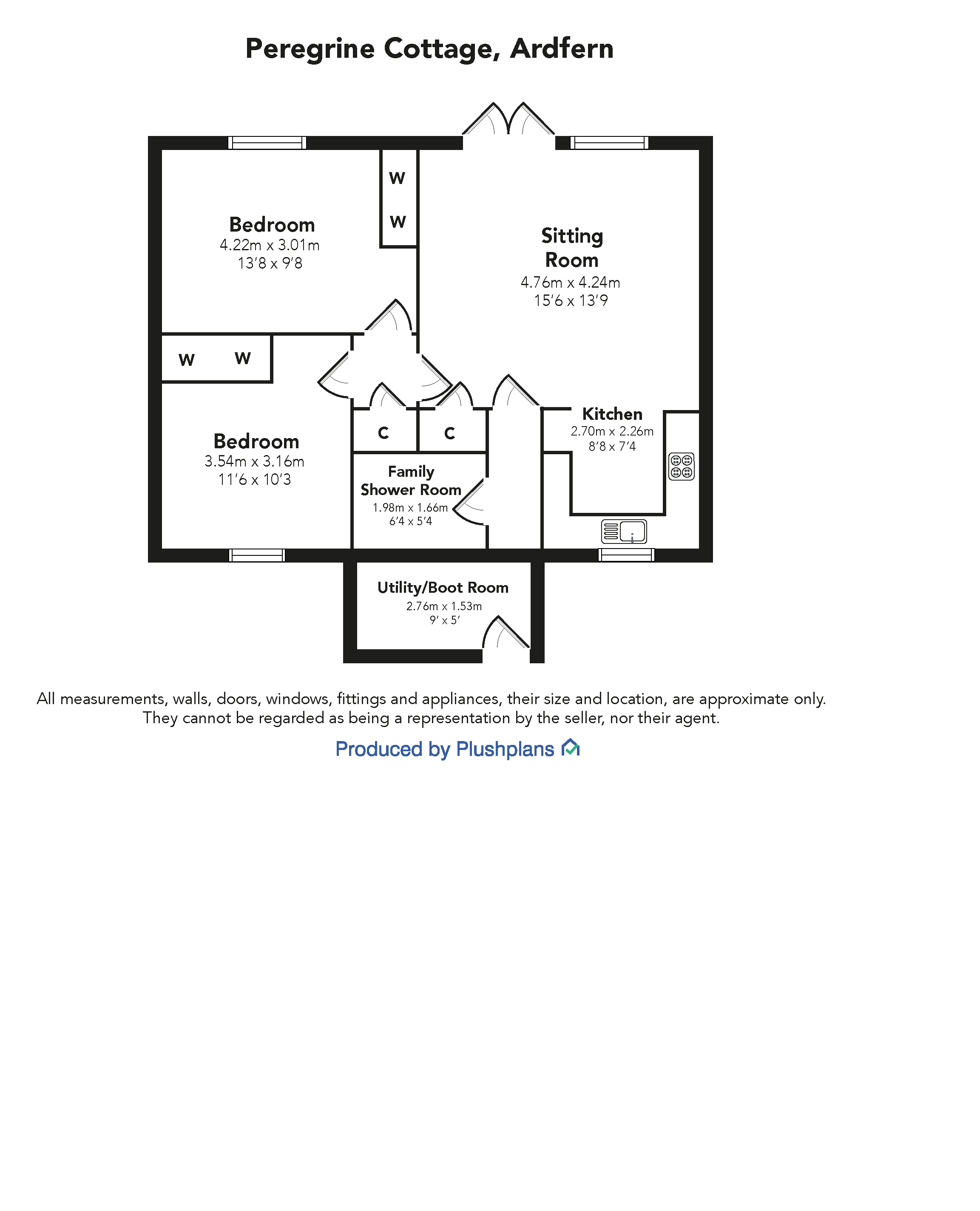 Peregrine Cottage, Ardfern, Lochgilphead, Argyll And Bute PA31, 2 bedroom detached house for