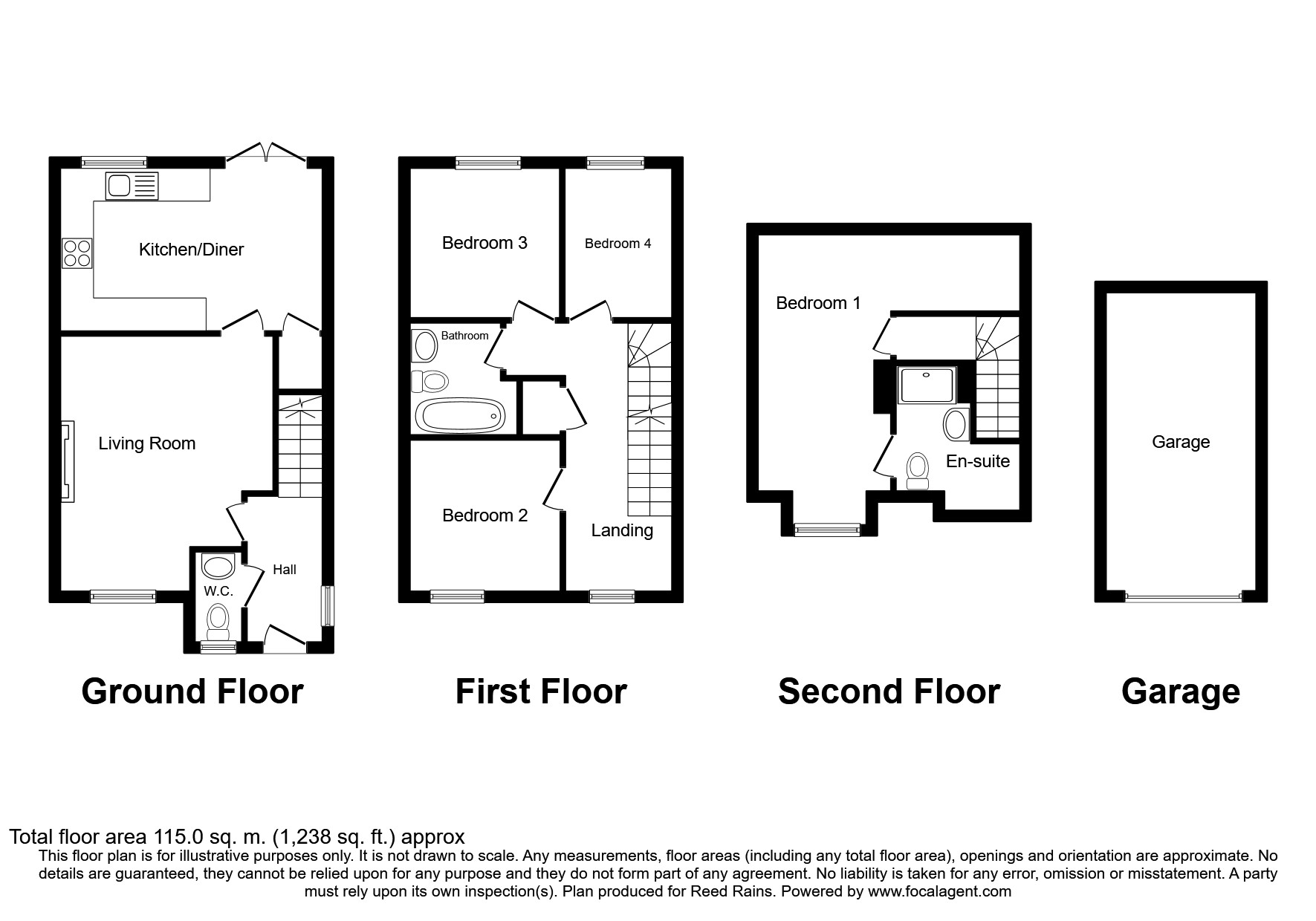 4 bed terraced house for sale in Drillfield Road, Northwich, Cheshire