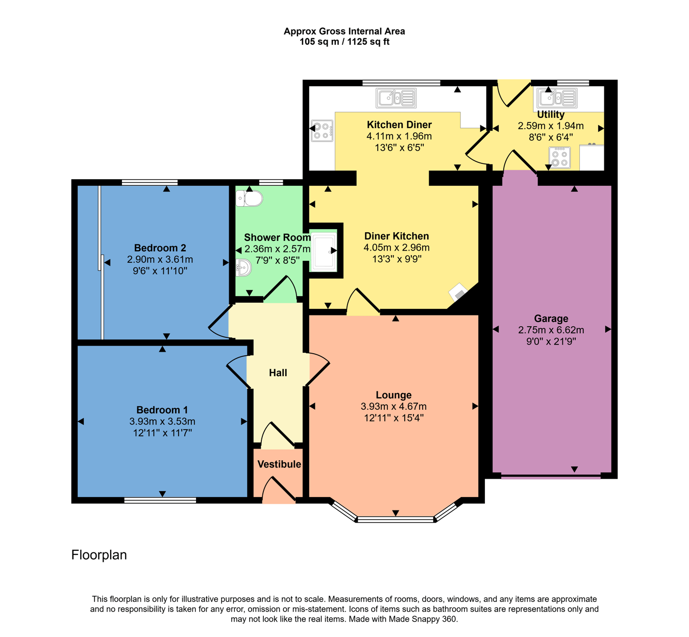 The Nook, Windygates Road, Leven floorplan