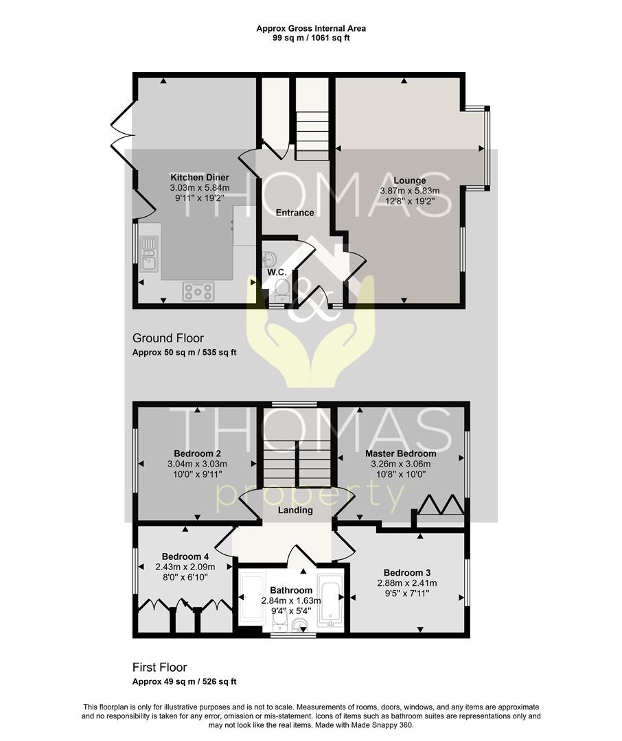 2, Tunacre, Gloucester floorplan