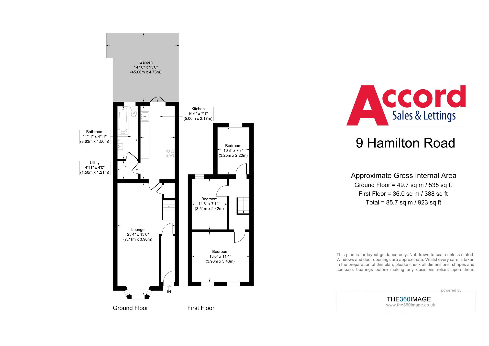 9 Hamilton Road, Romford floorplan