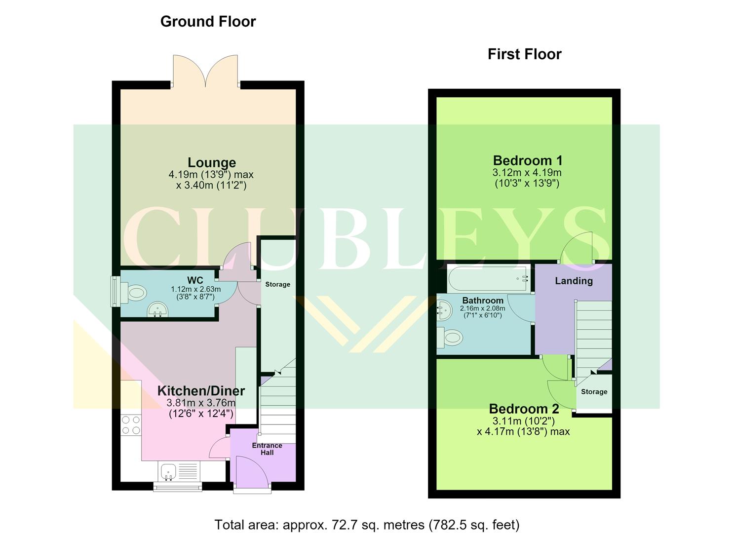 17, Blakeston Place, Harpham Driffield floorplan