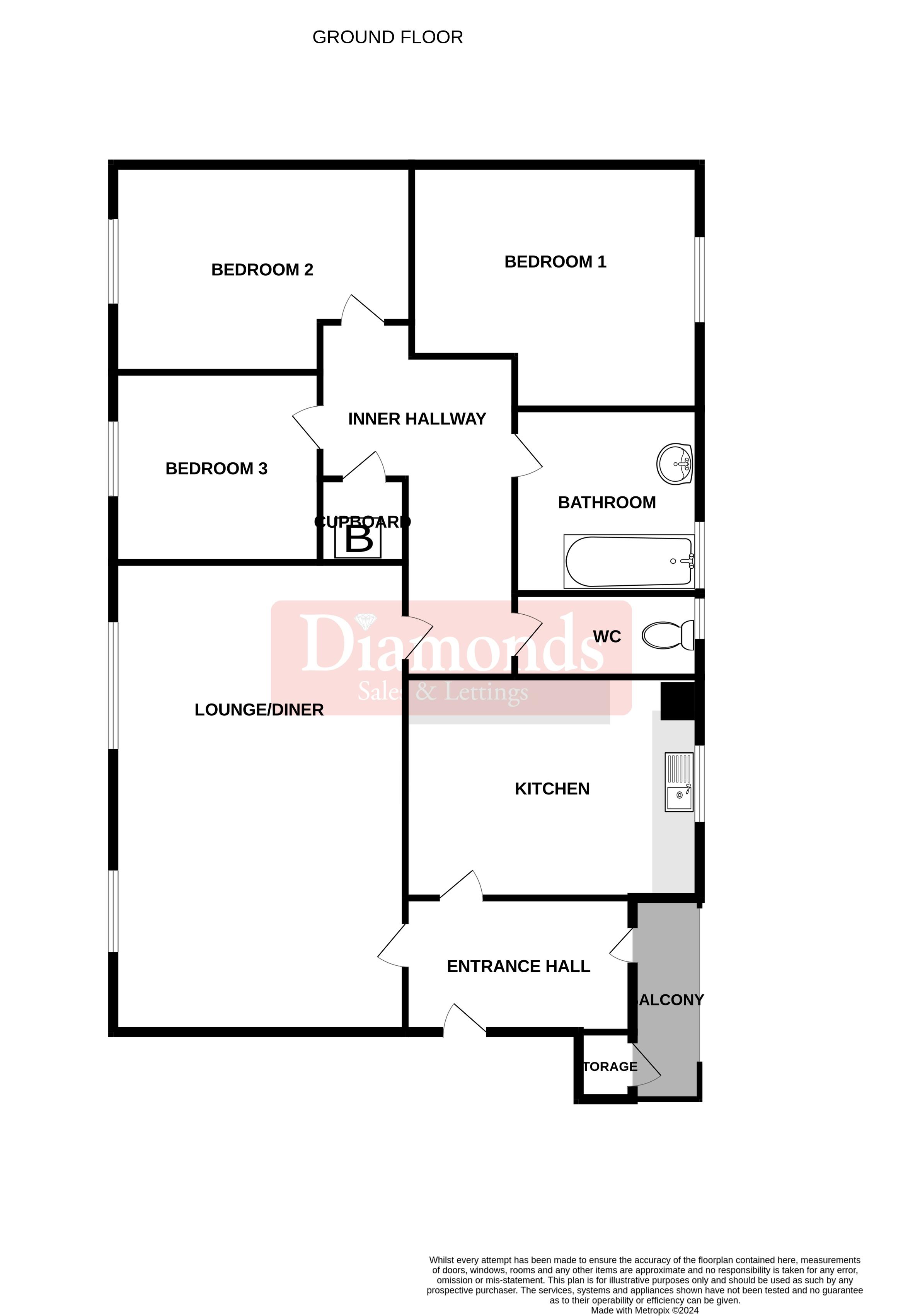 Claude Road, Caerphilly CF83, 3 bedroom flat for sale 68435105