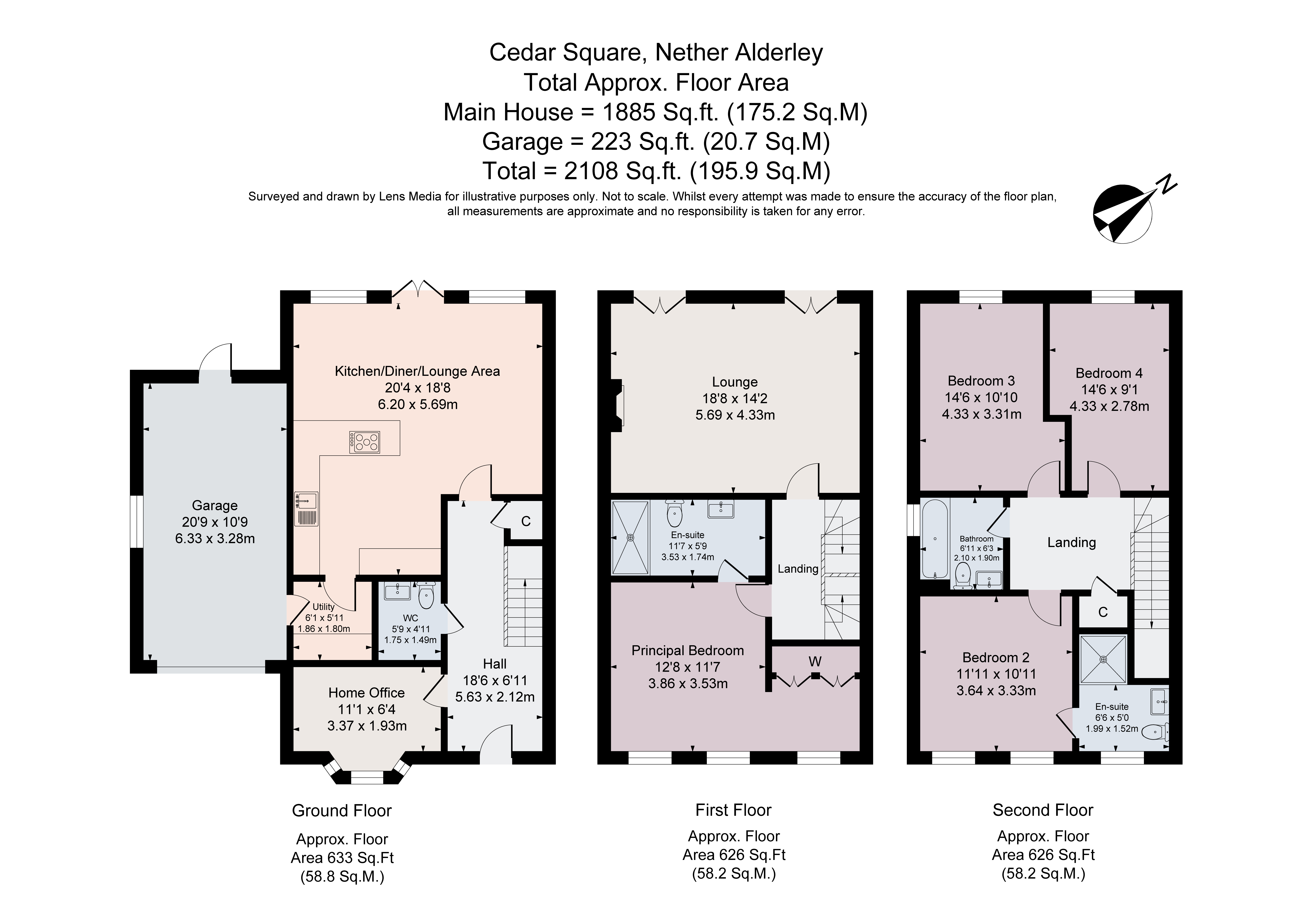 9, Cedar Square, Macclesfield floorplan