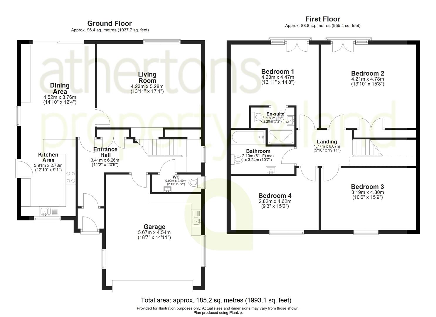 27, The Hazels, Blackburn floorplan