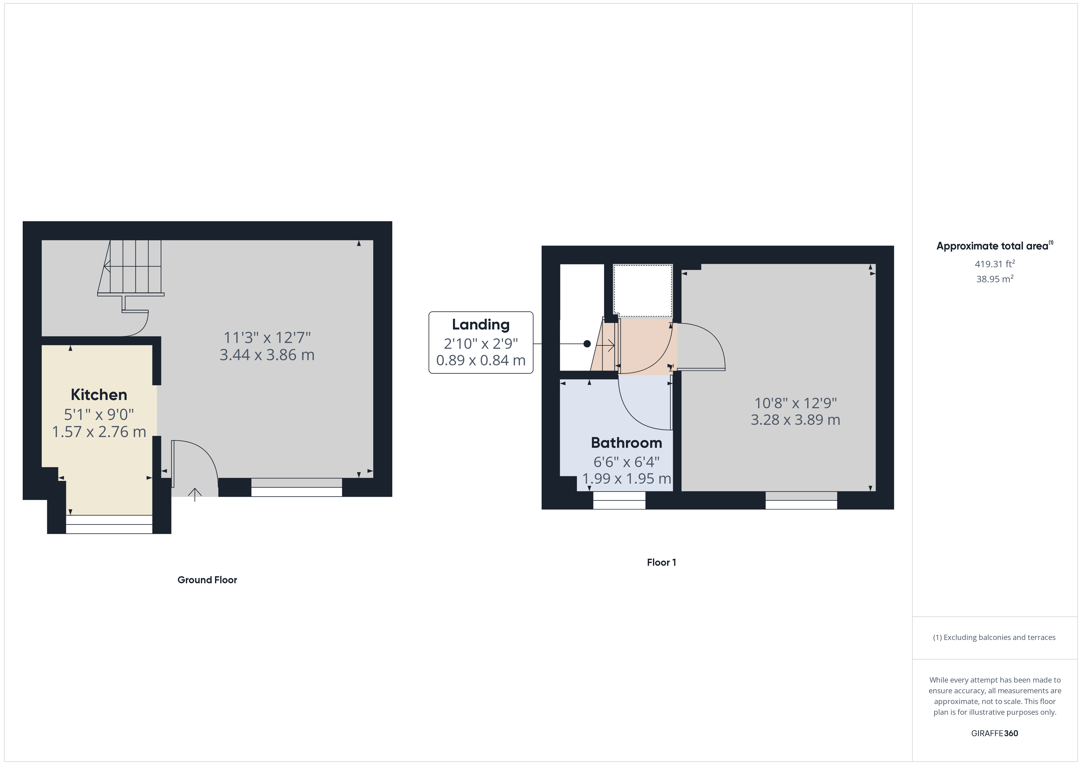 19, The Green, Hensworth Road, Middlesex floorplan