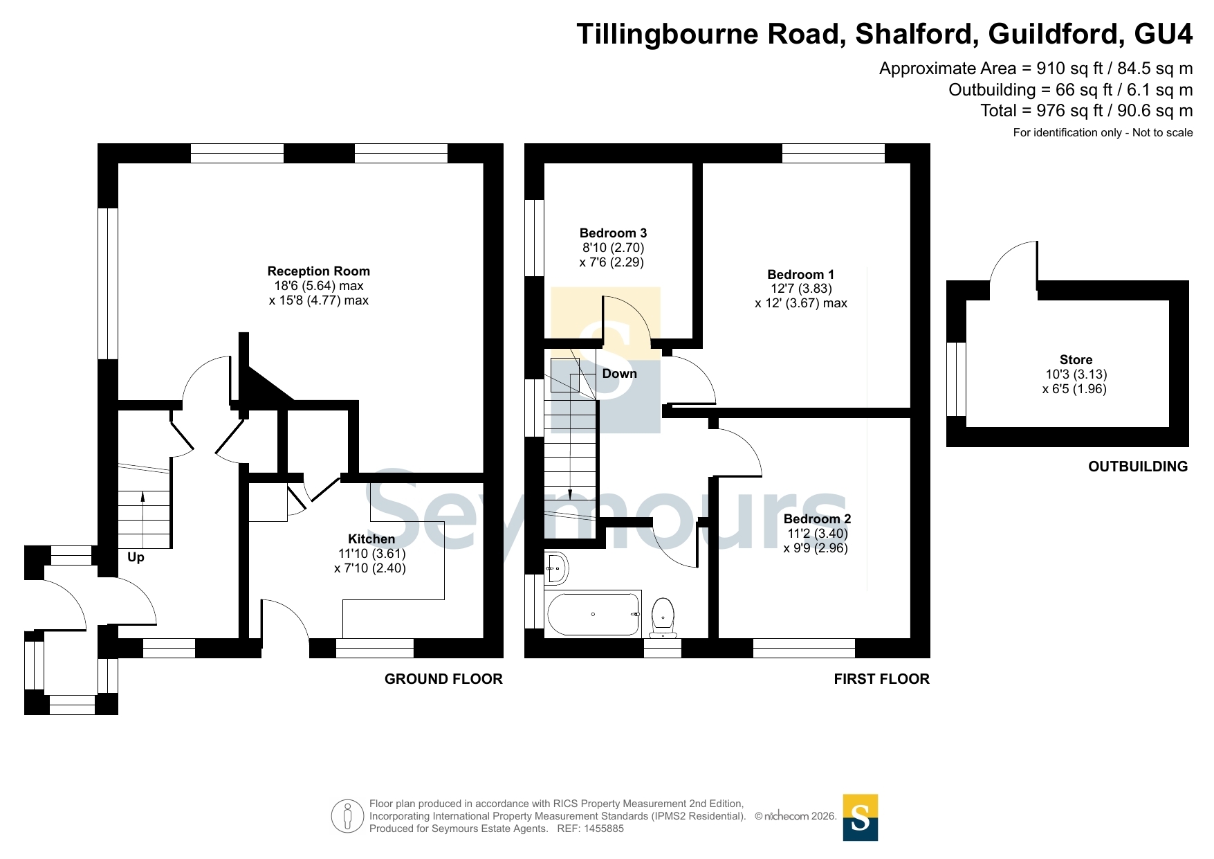 45, Tillingbourne Road, Guildford floorplan