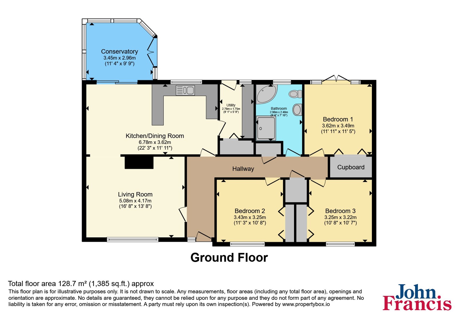 Rhondare,, Velfrey Road, Carmarthenshire floorplan