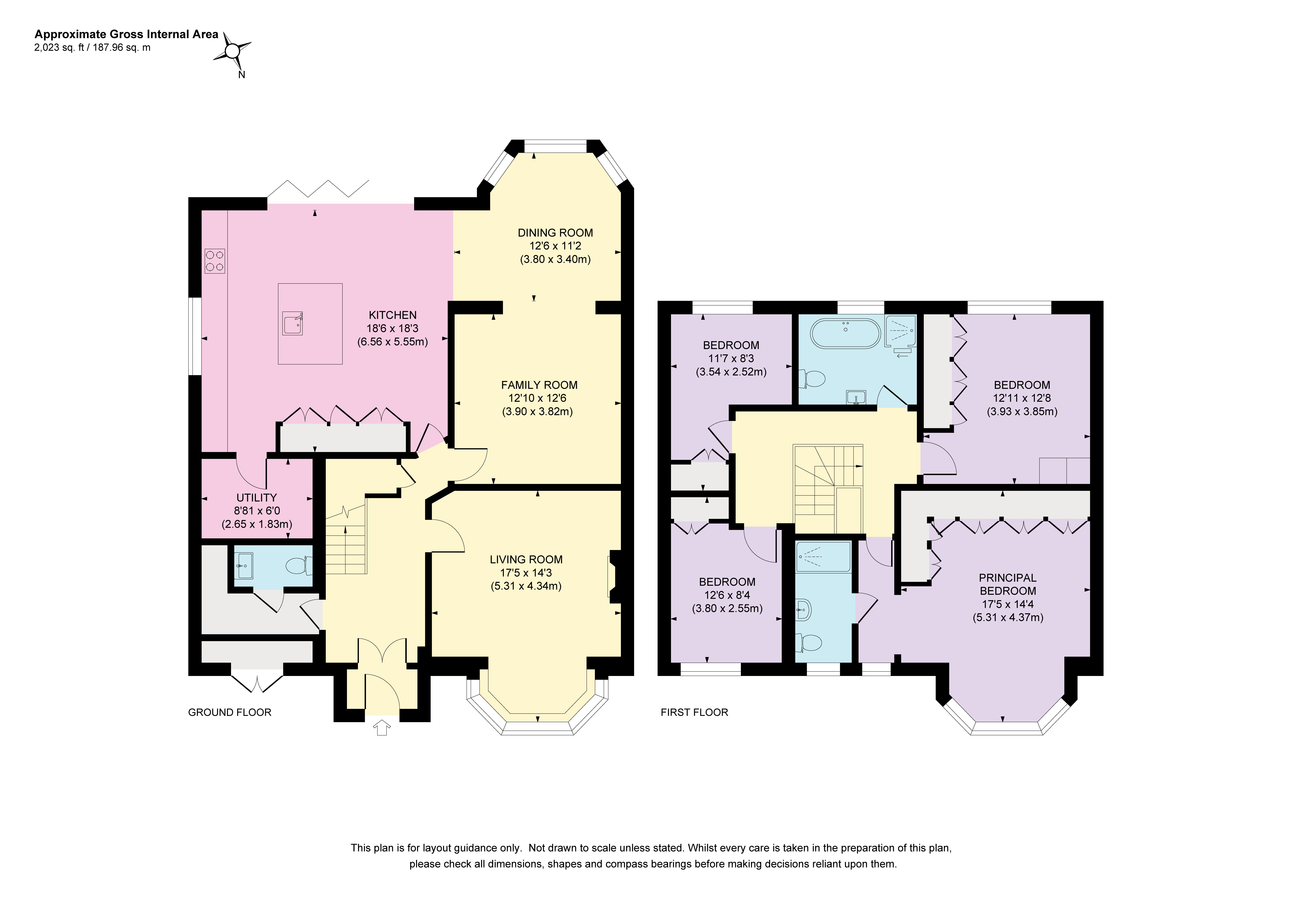 33, Between Streets, Cobham floorplan