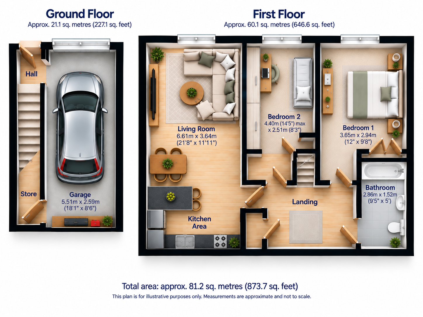 74, Brampton Field, Aylesford floorplan