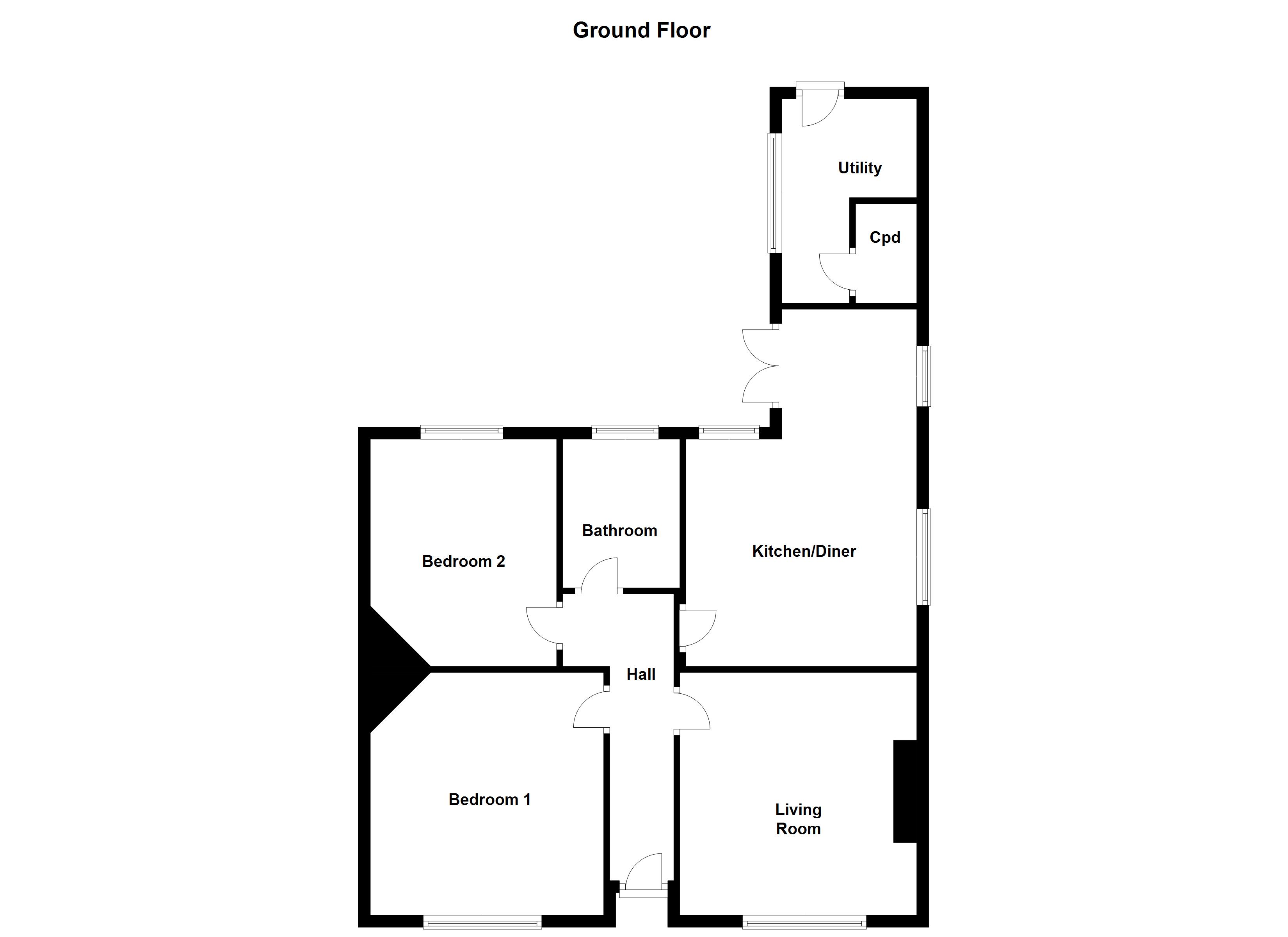 2 Bedrooms Detached bungalow for sale in Poplar Avenue, Castleford WF10