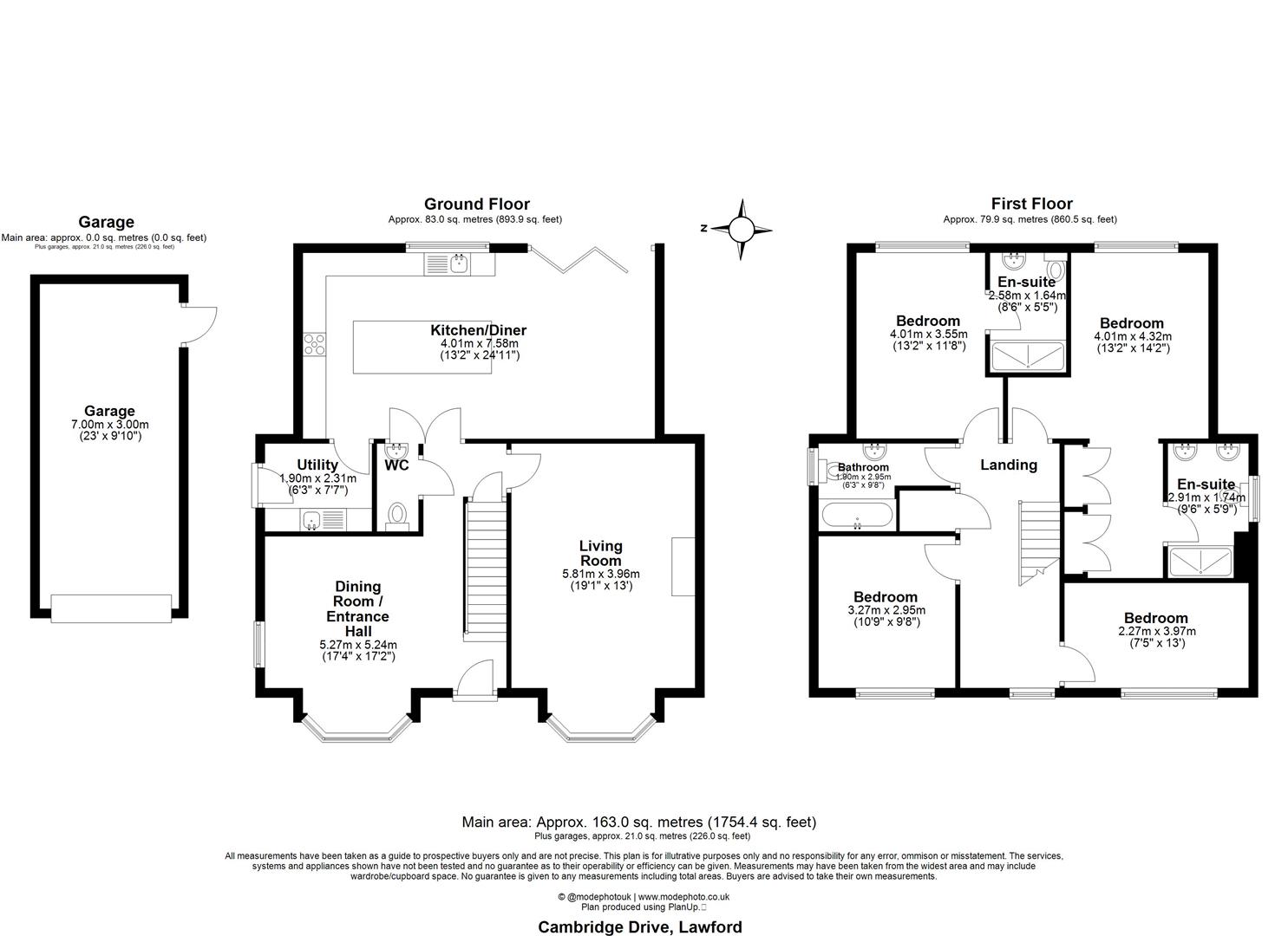 7, Cambridge Drive, Manningtree floorplan