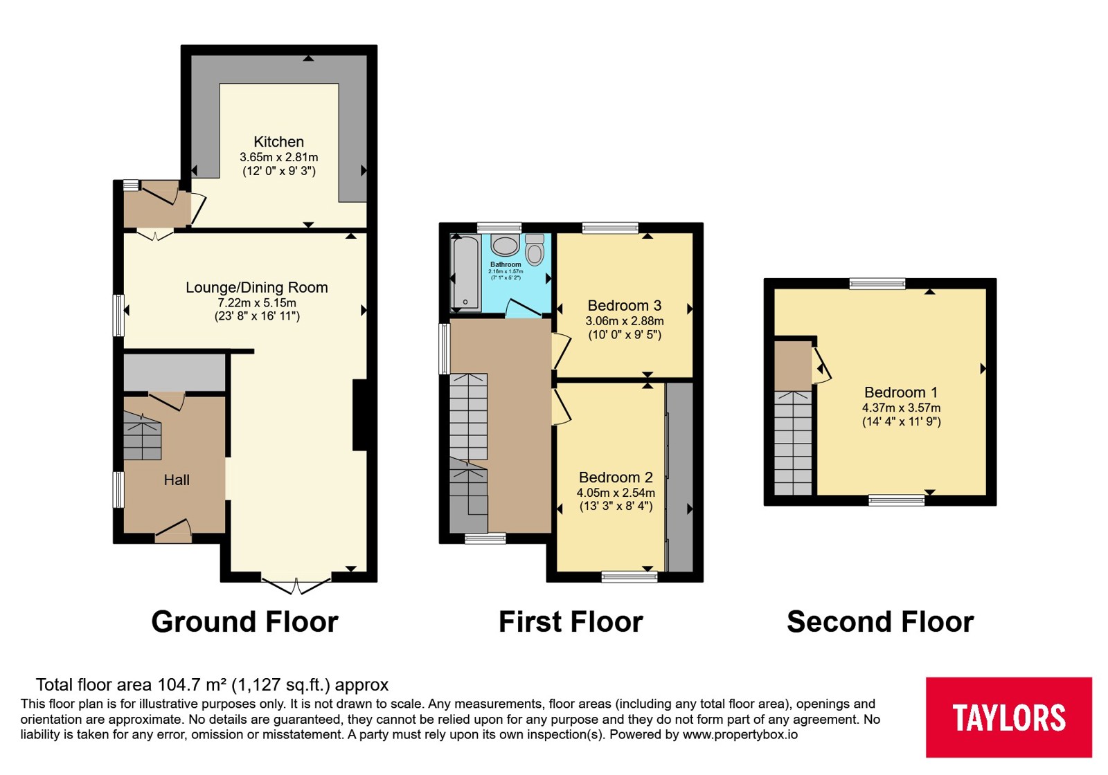 9, Fairway Close, Bristol floorplan
