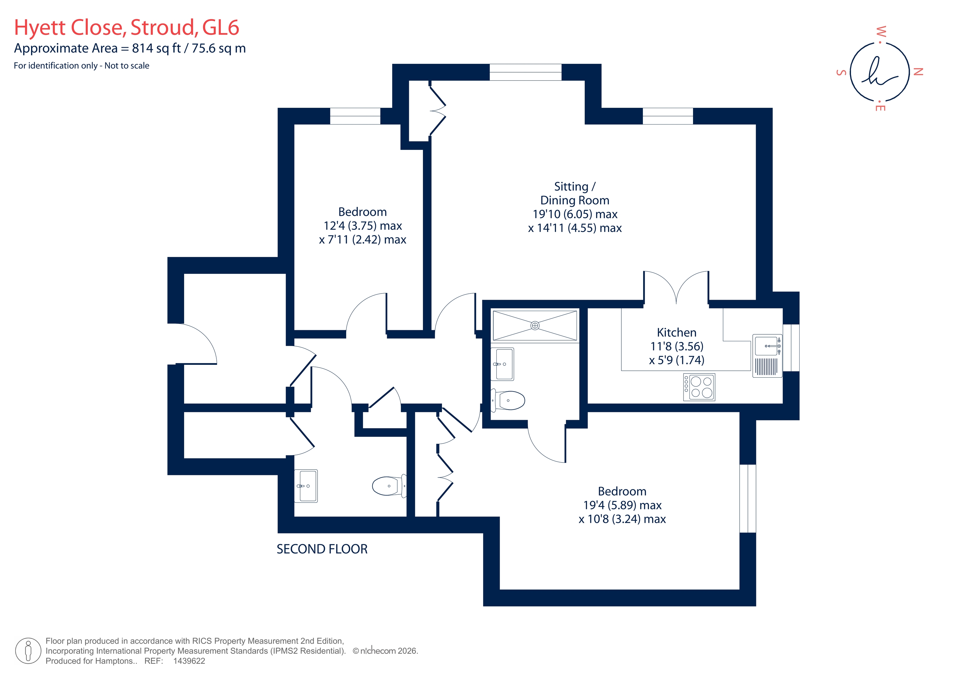 Flat 4, Hyett Orchard, Hyett Close, Painswick, Stroud floorplan