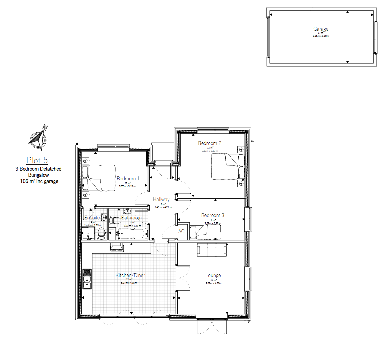 Plot 5 Dunheved GardensLAU250223 Dunheved Road, Launceston Cornwall, Cornwall floorplan