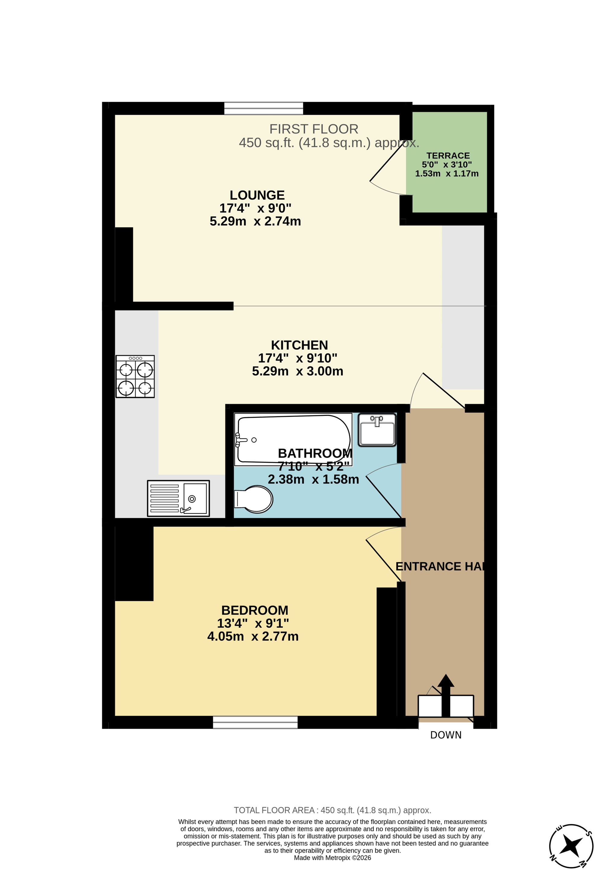 Flat 2, Dawson Court, Gillingham floorplan
