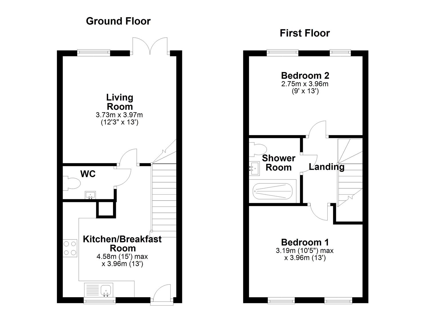 2 bed property for sale in Spring Cottage Road, Overseal, Swadlincote