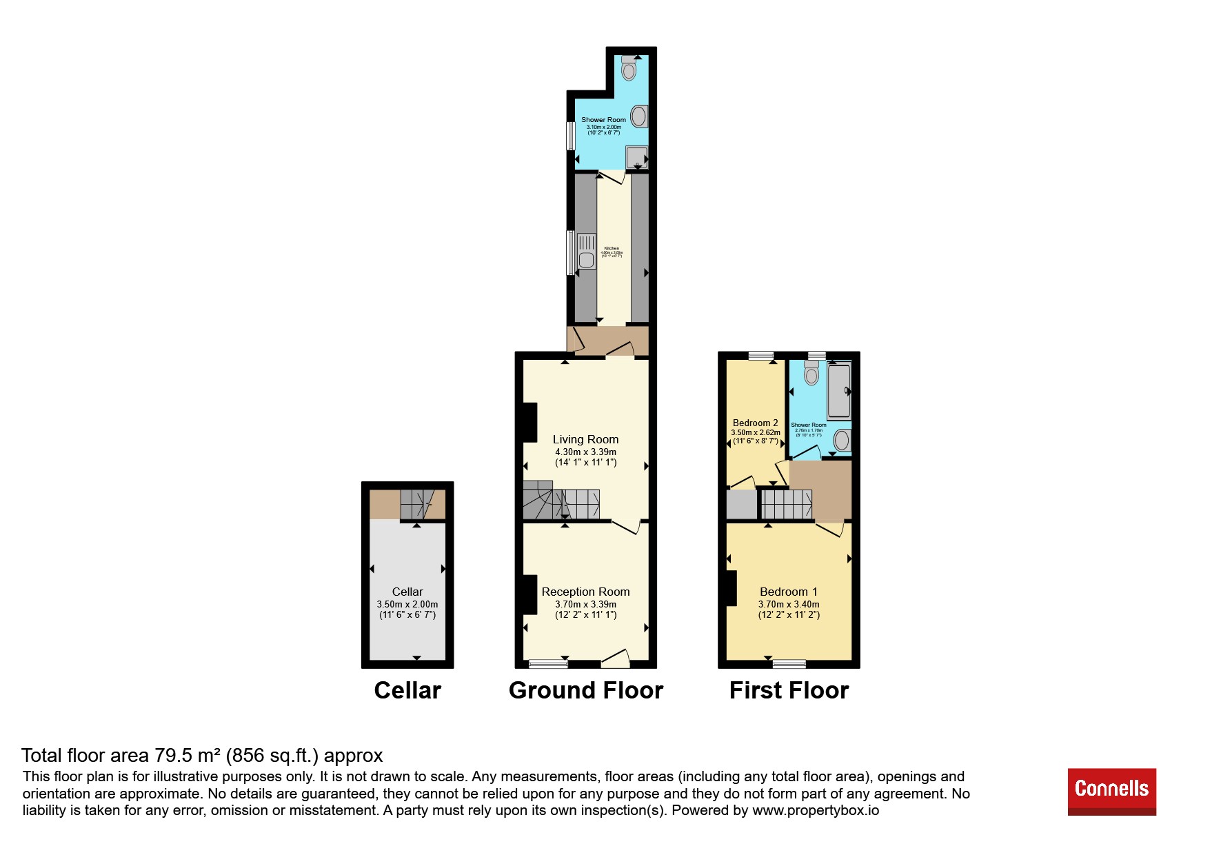 4, Cecil Street, Walsall floorplan