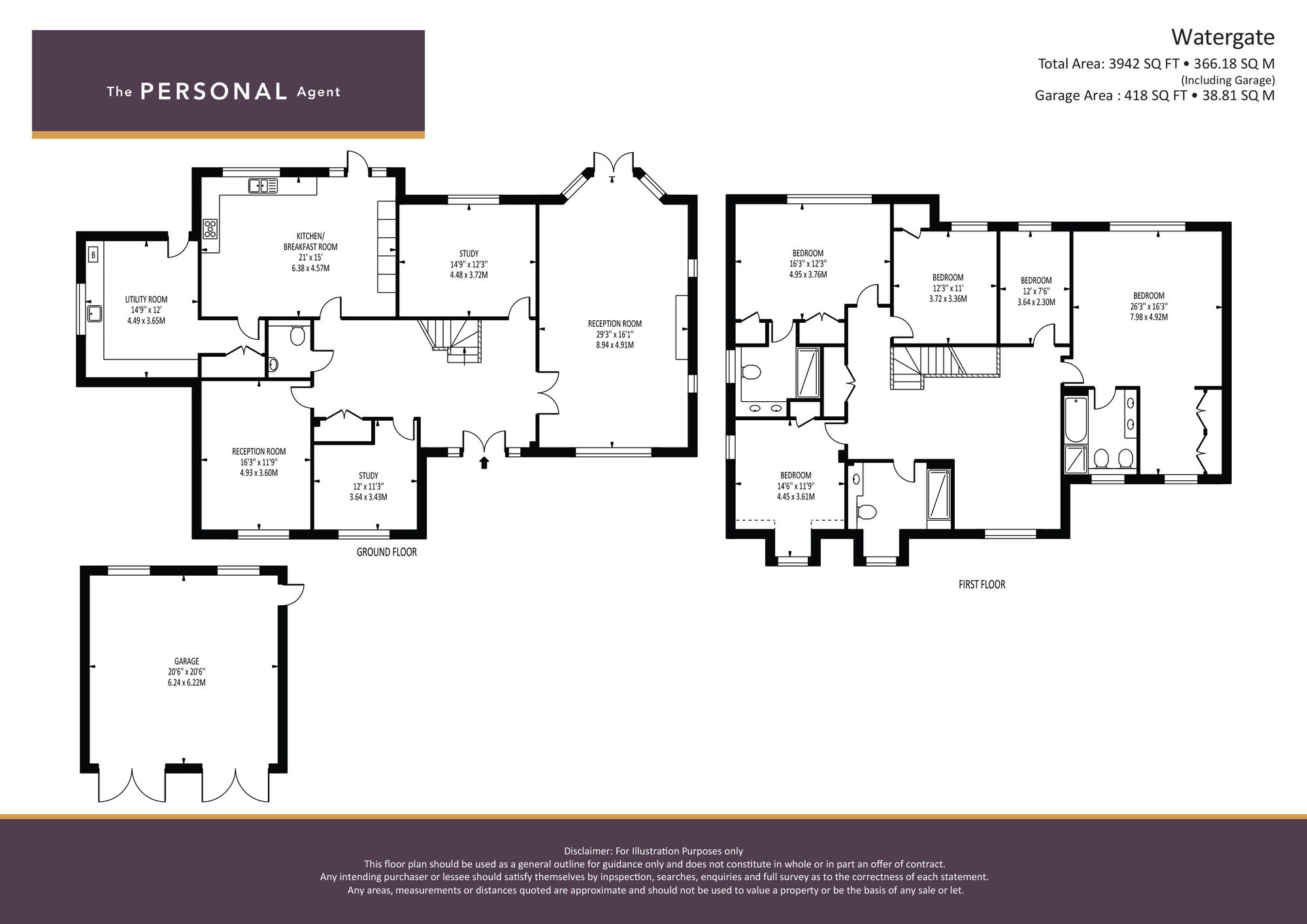 Watergate The Warren, Tadworth floorplan