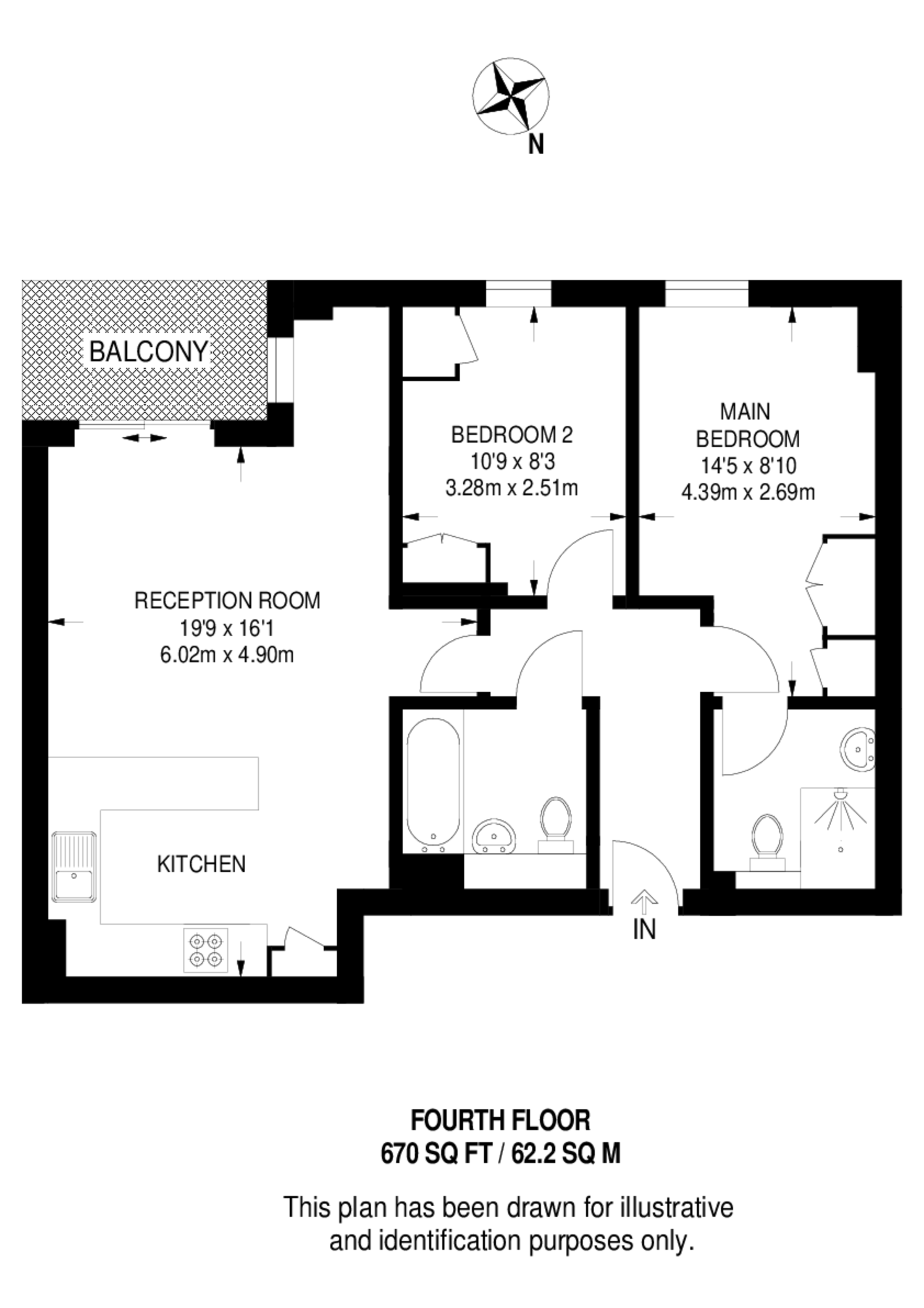 Butterfield House, Woolwich floorplan