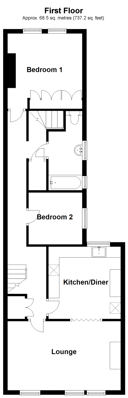 2 Bedrooms Maisonette for sale in Harris Street, Walthamstow, London E17