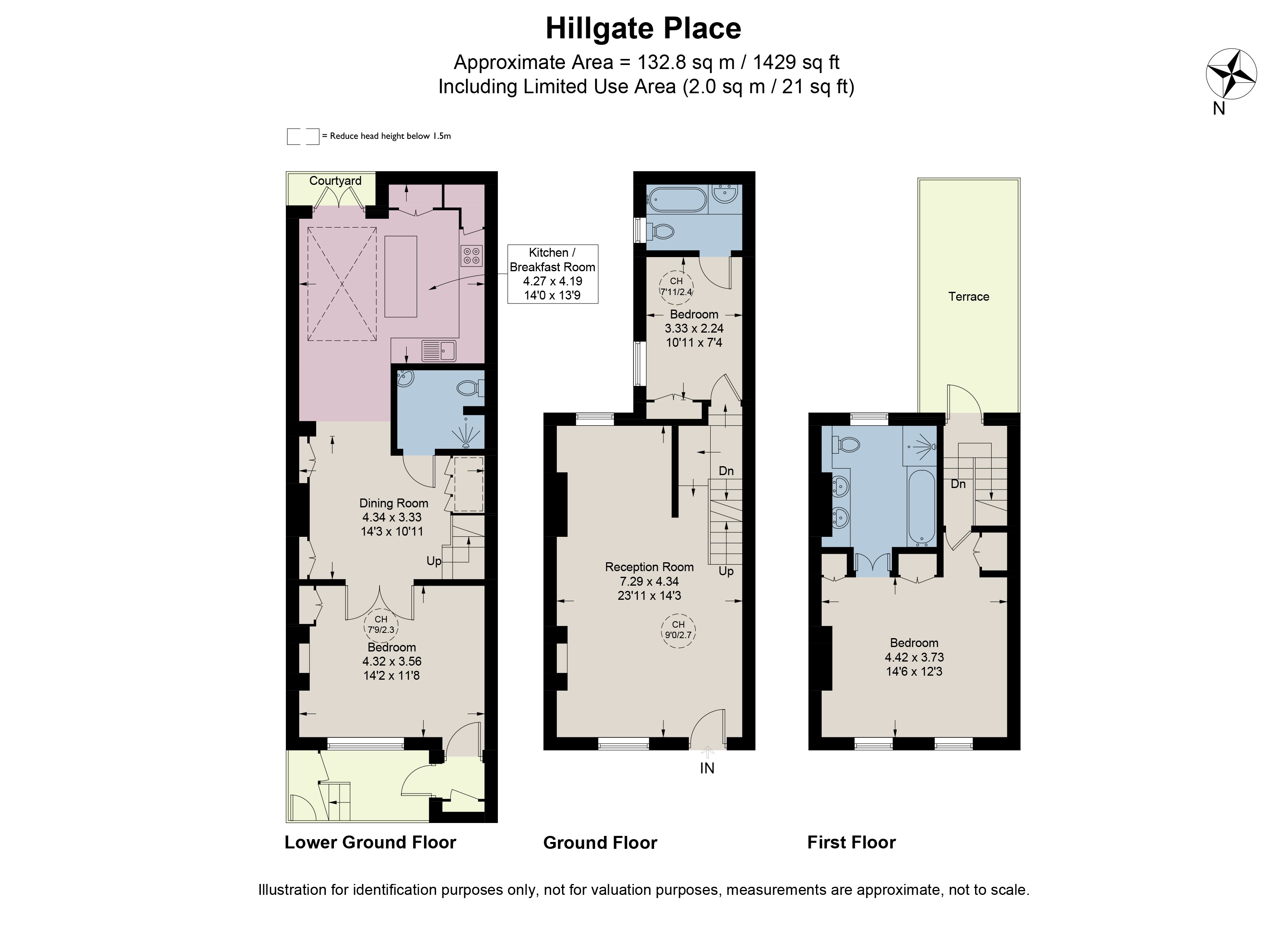 25, Hillgate Place, London floorplan