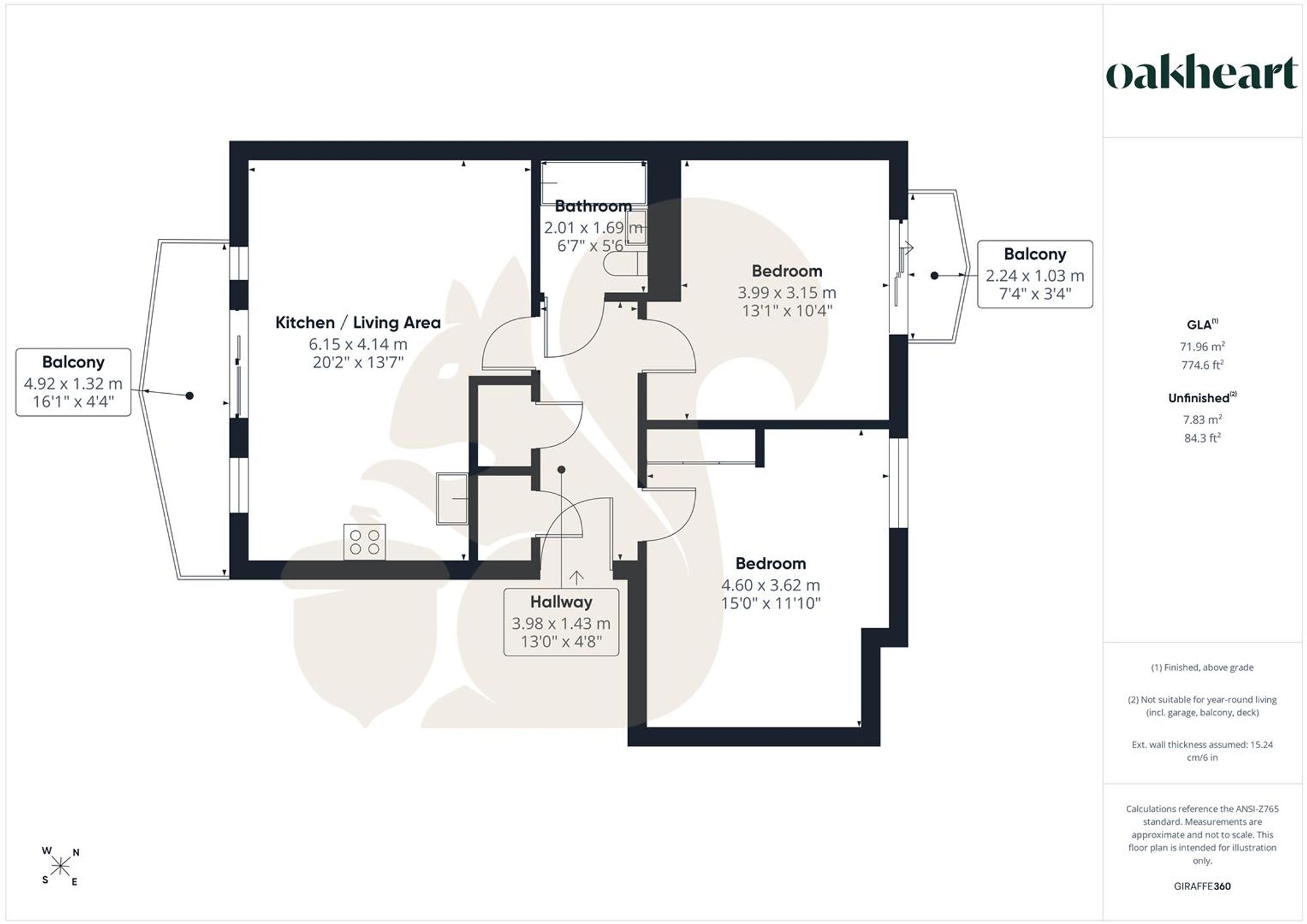 Flat 26, Spiritus House Hawkins Road, Colchester floorplan