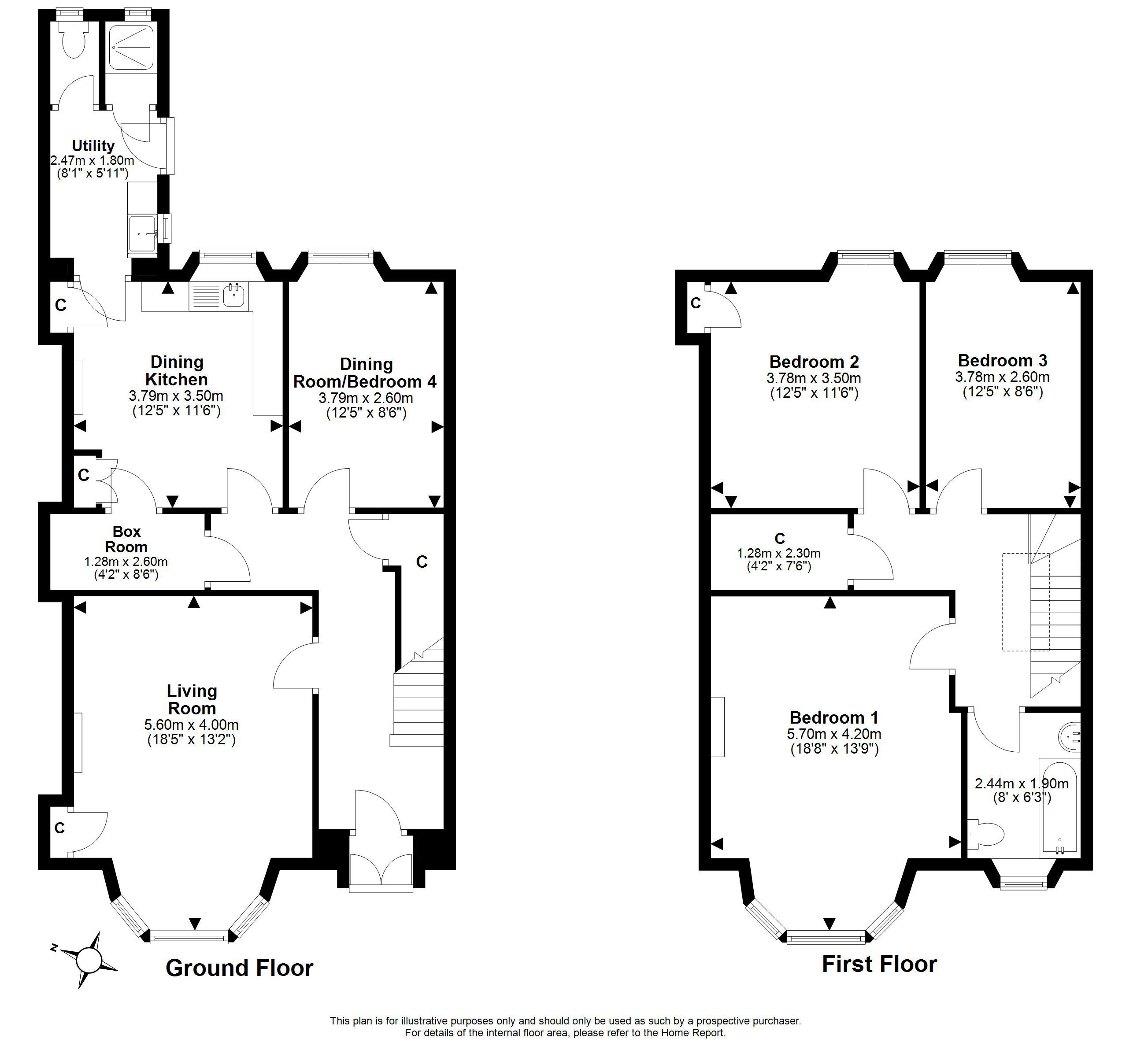 50, East Restalrig Terrace, Leith Links, Edinburgh floorplan