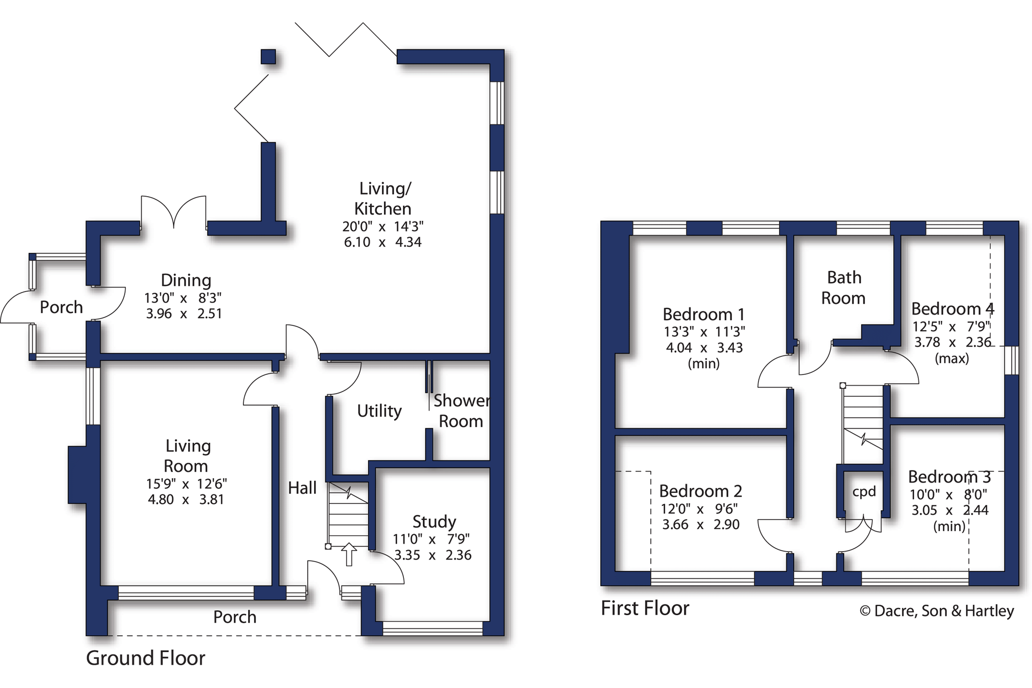 14, Hall Drive, Ilkley floorplan