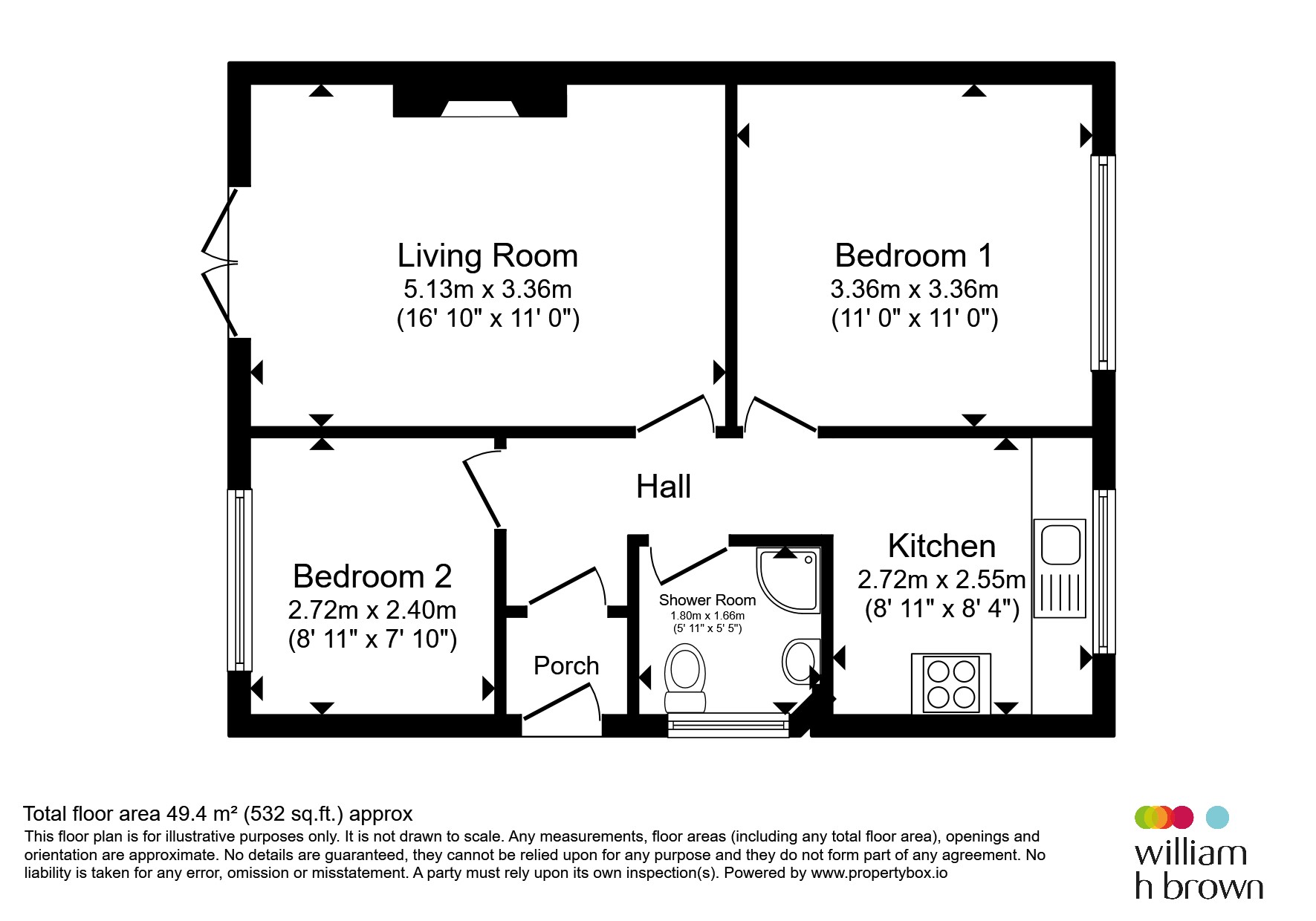 19, St. Abbs Walk, Bradford floorplan