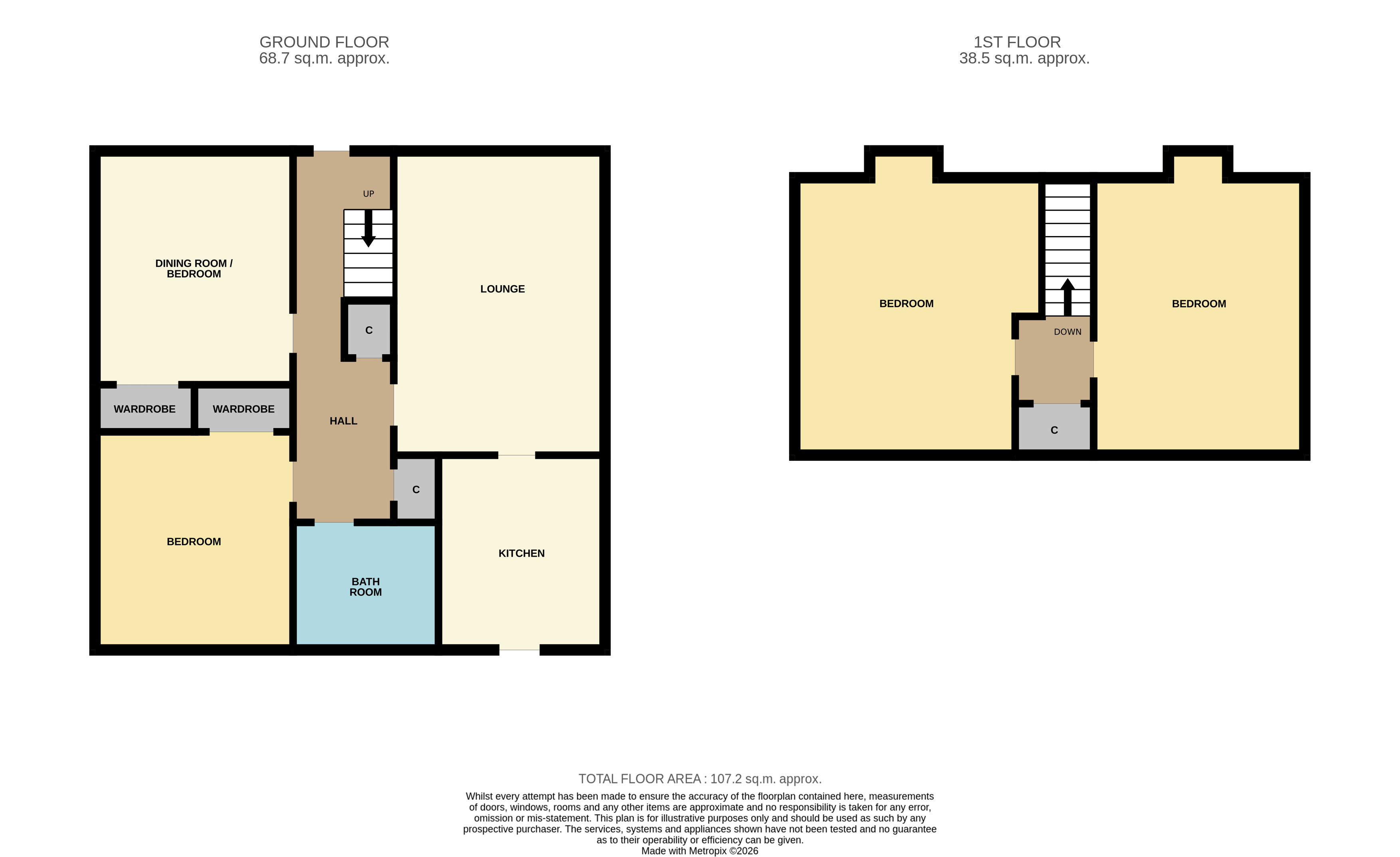 2 Seggieden Steadings, Whigstreet, Forfar floorplan