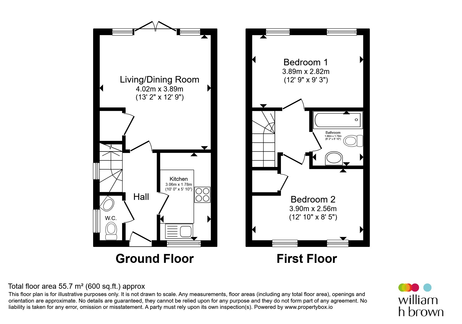 29, Dalton Close, GRANTHAM floorplan