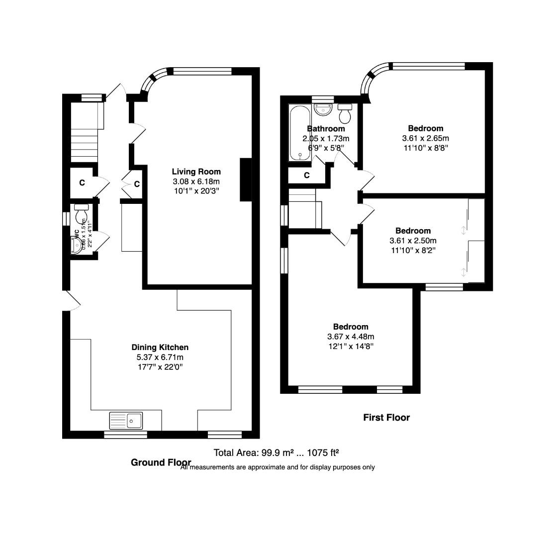 8, Ederoyd Crescent, Pudsey floorplan