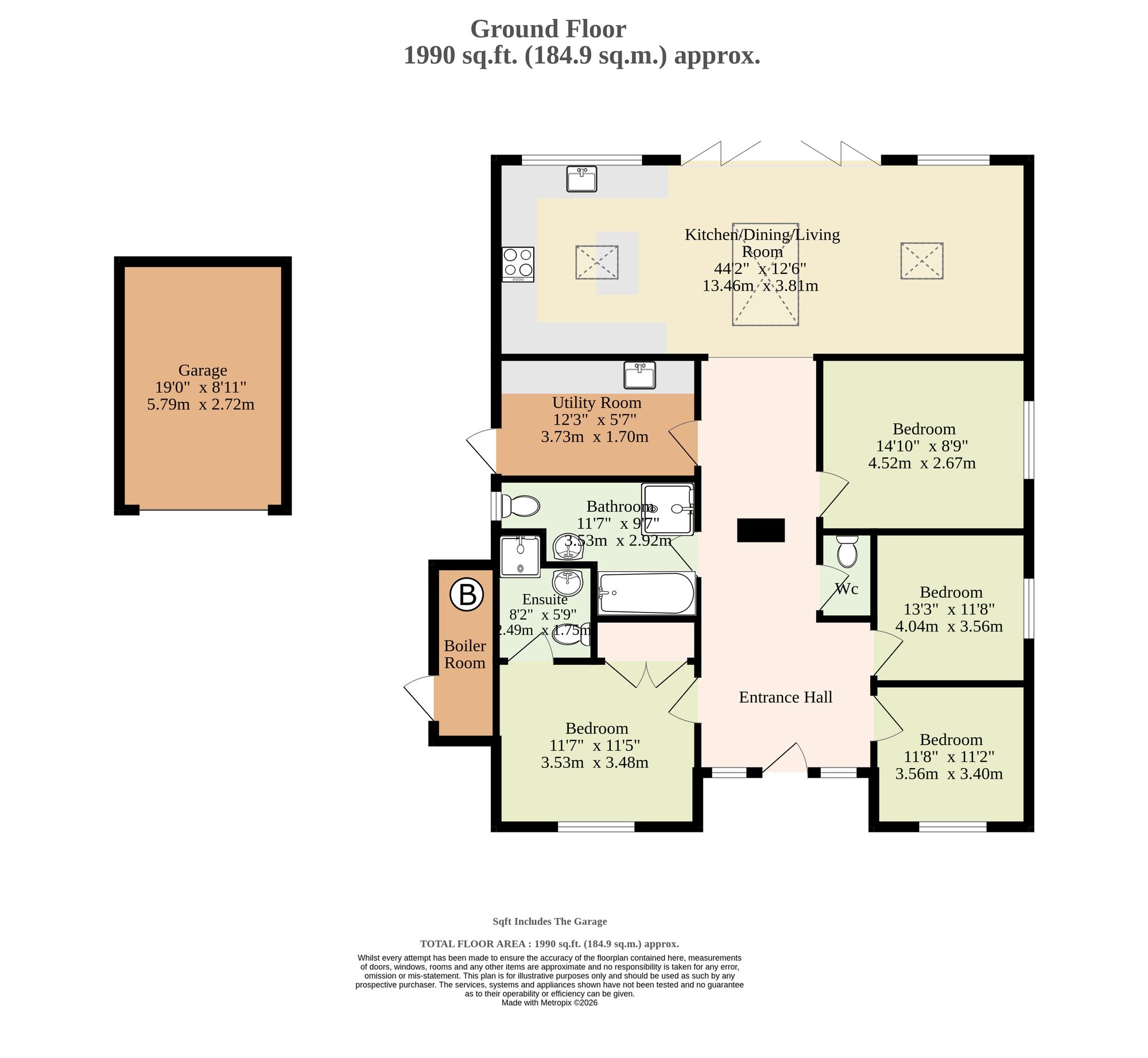 32 Happisburgh Road, North Walsham floorplan