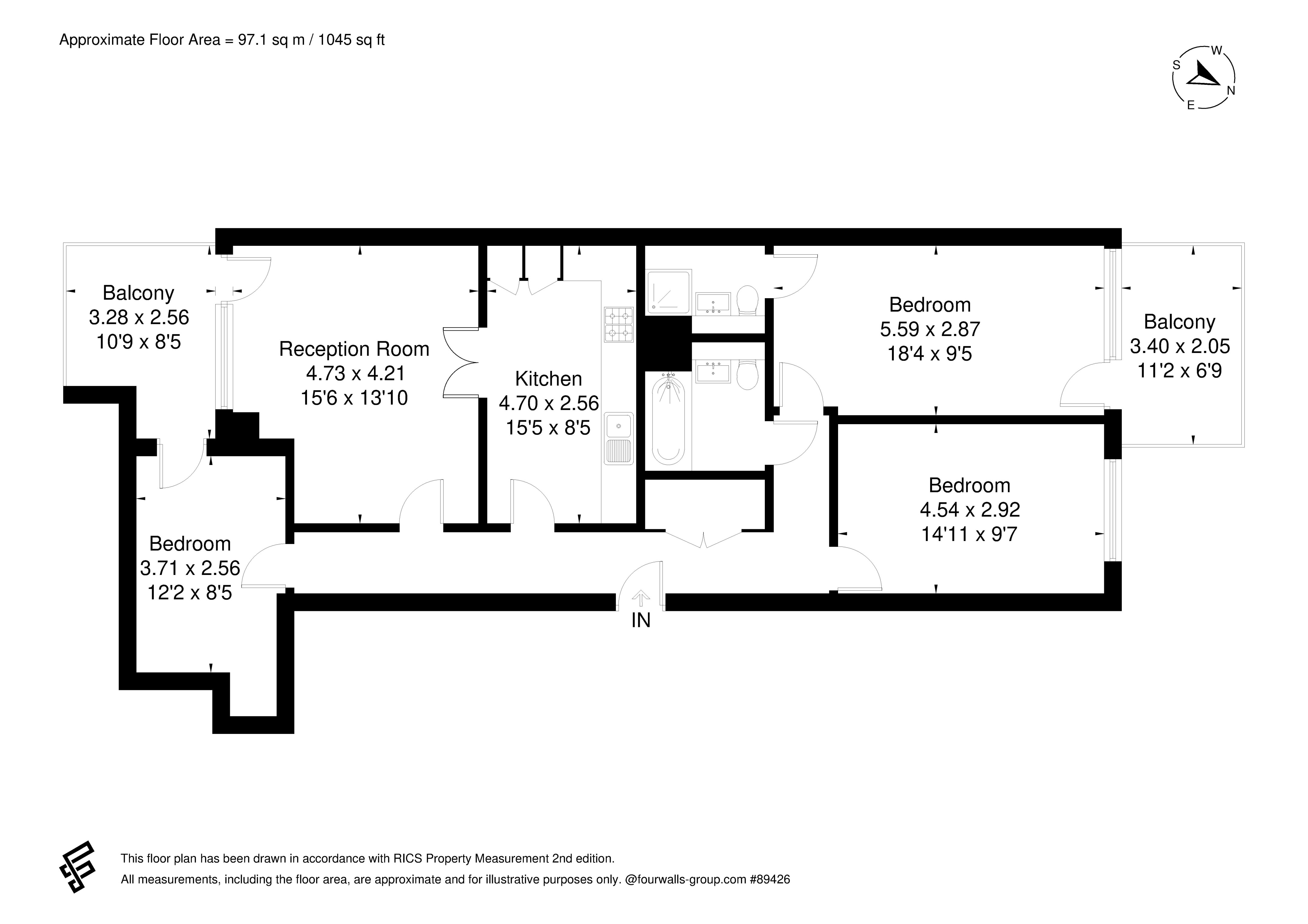 4 Nicholson Square, London floorplan
