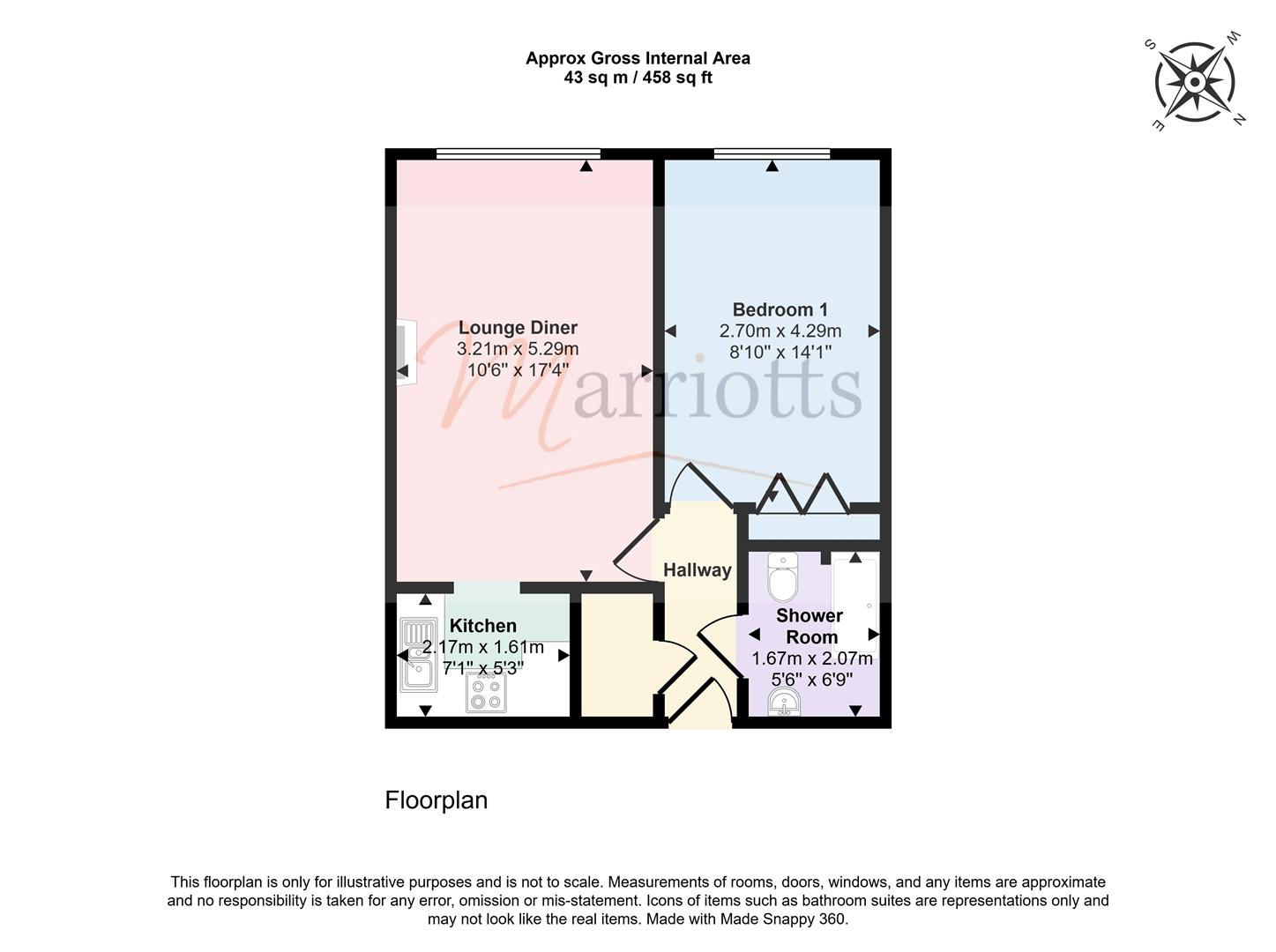 39, Beech Court, Nottingham floorplan